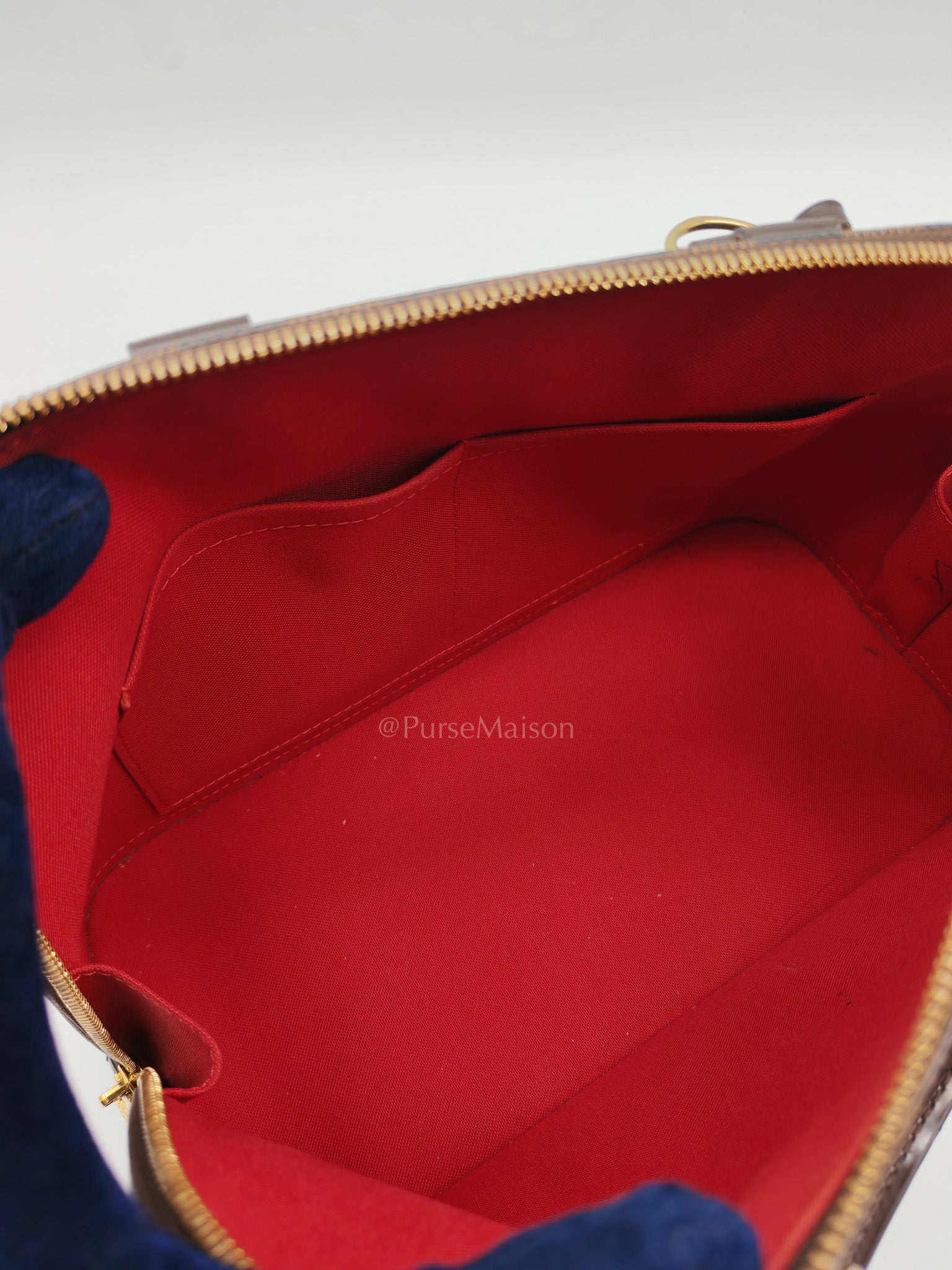 Alma PM in Damier Ebene Canvas Handbag (Date Code: AR1168)