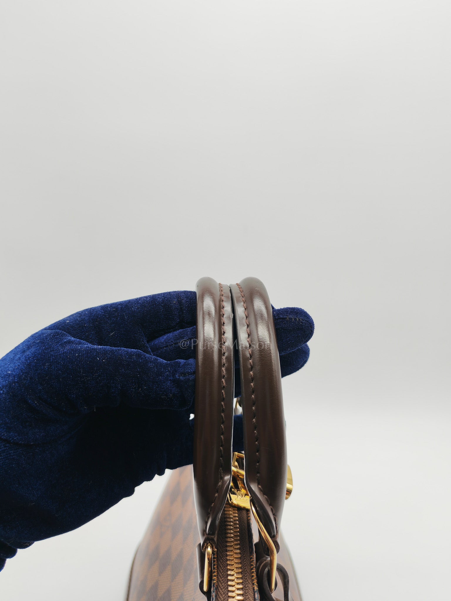 Alma PM in Damier Ebene Canvas Handbag (Date Code: AR1168)