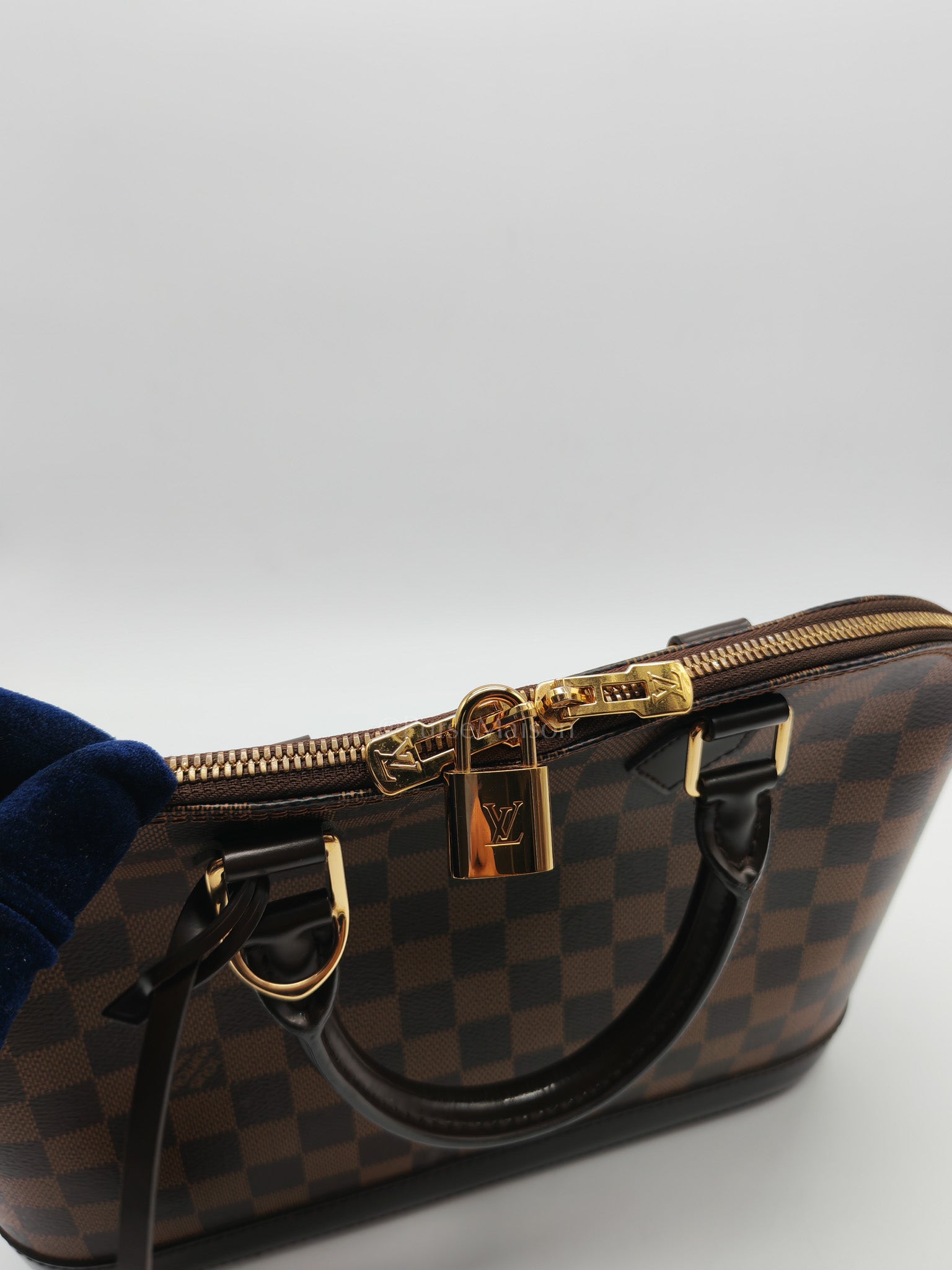 Alma PM in Damier Ebene Canvas Handbag (Date Code: AR1168)
