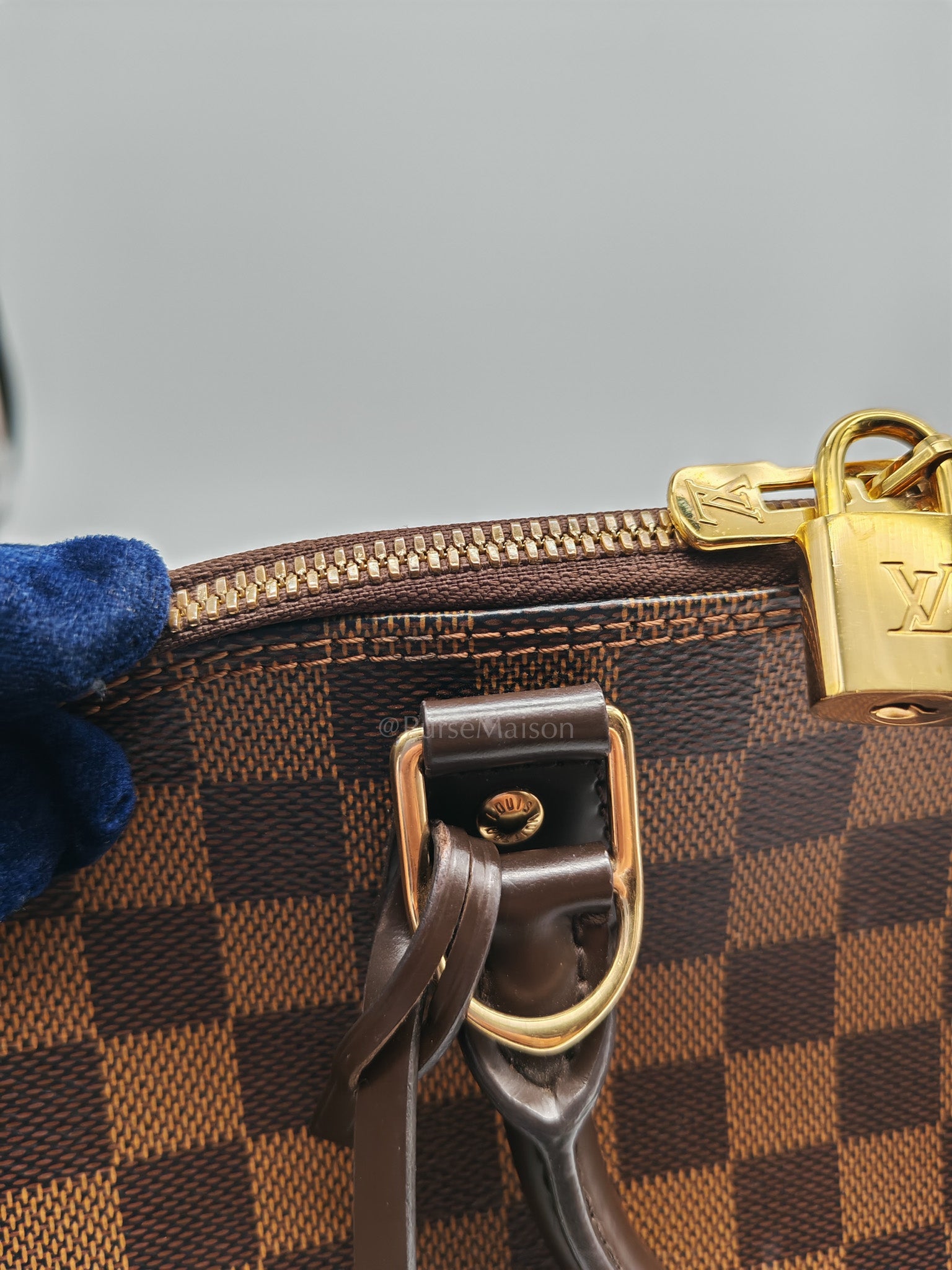 Alma PM in Damier Ebene Canvas Handbag (Date Code: AR1168)