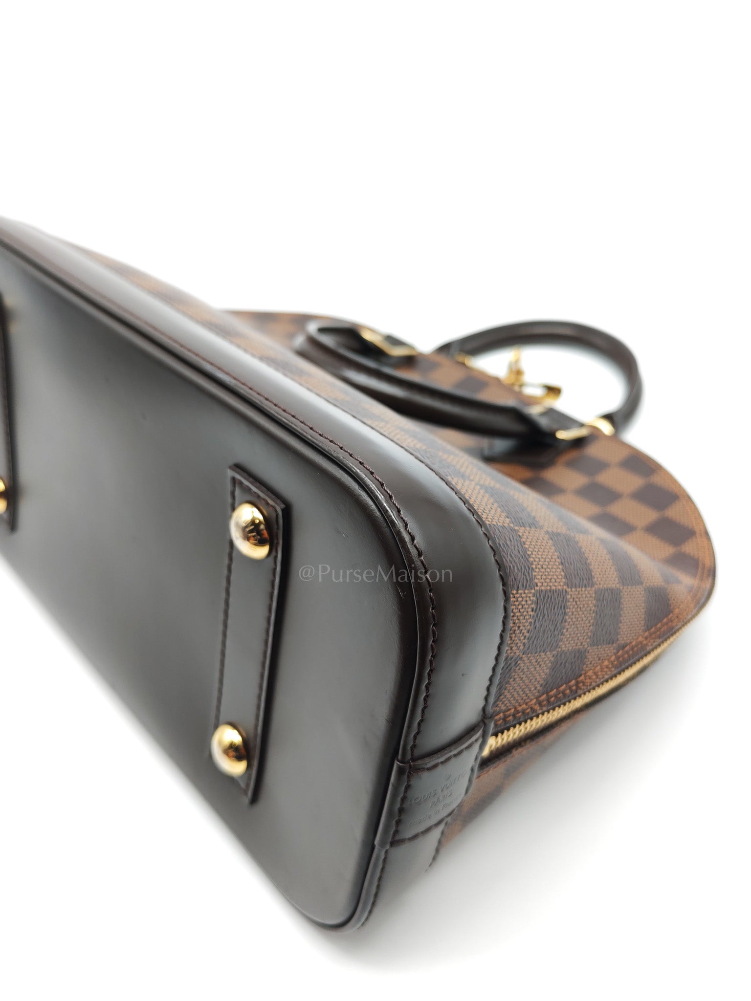 Alma PM in Damier Ebene Canvas Handbag (Date Code: AR1168)
