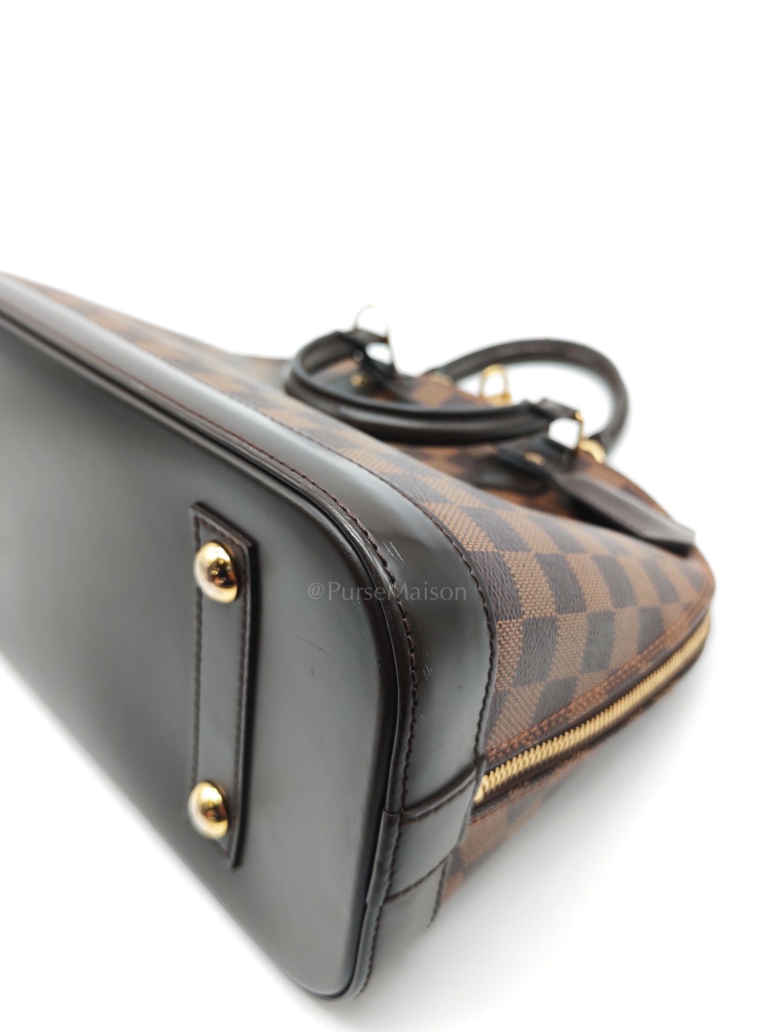 Alma PM in Damier Ebene Canvas Handbag (Date Code: AR1168)