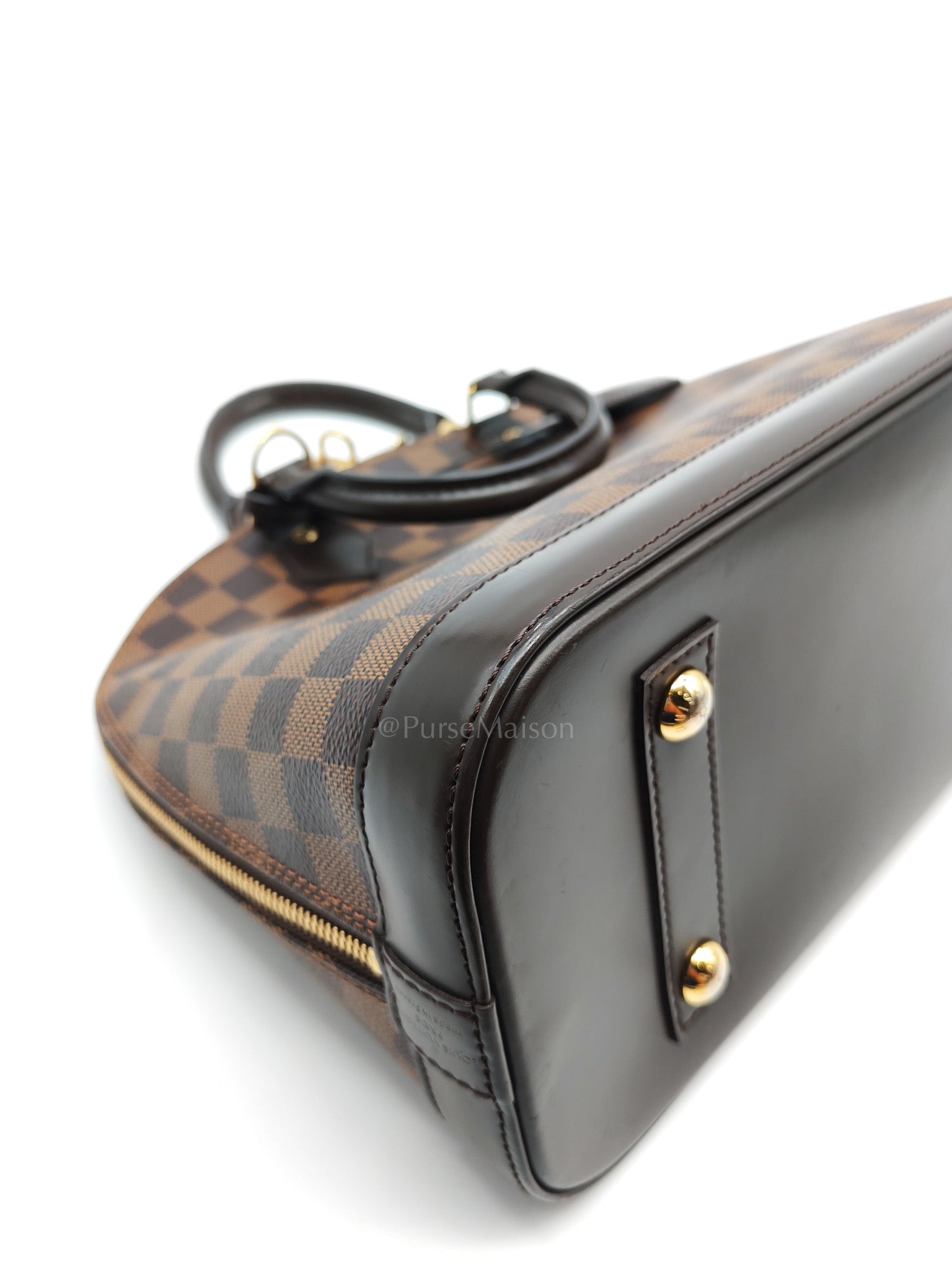 Alma PM in Damier Ebene Canvas Handbag (Date Code: AR1168)
