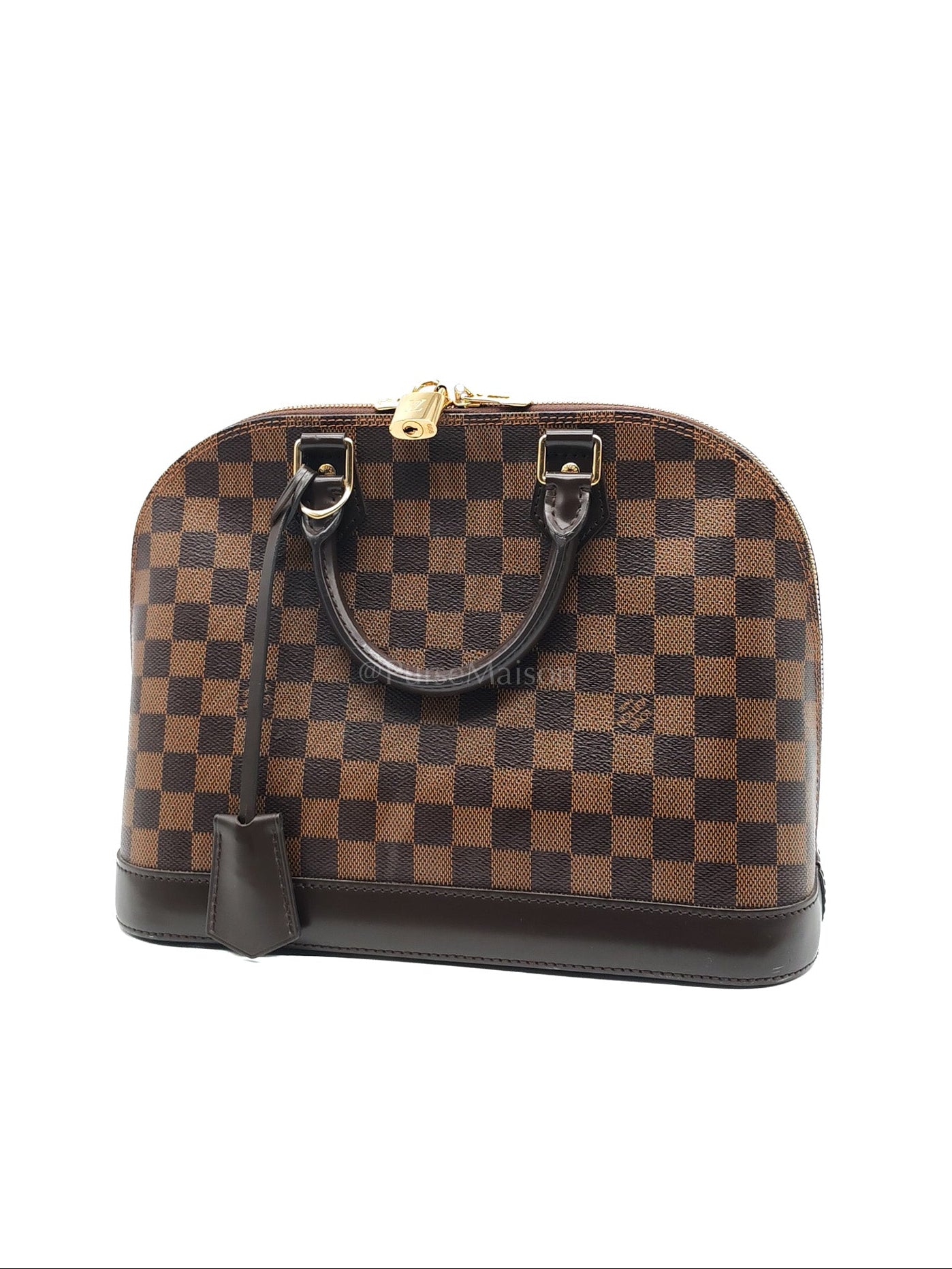 Alma PM in Damier Ebene Canvas Handbag (Date Code: AR1168)