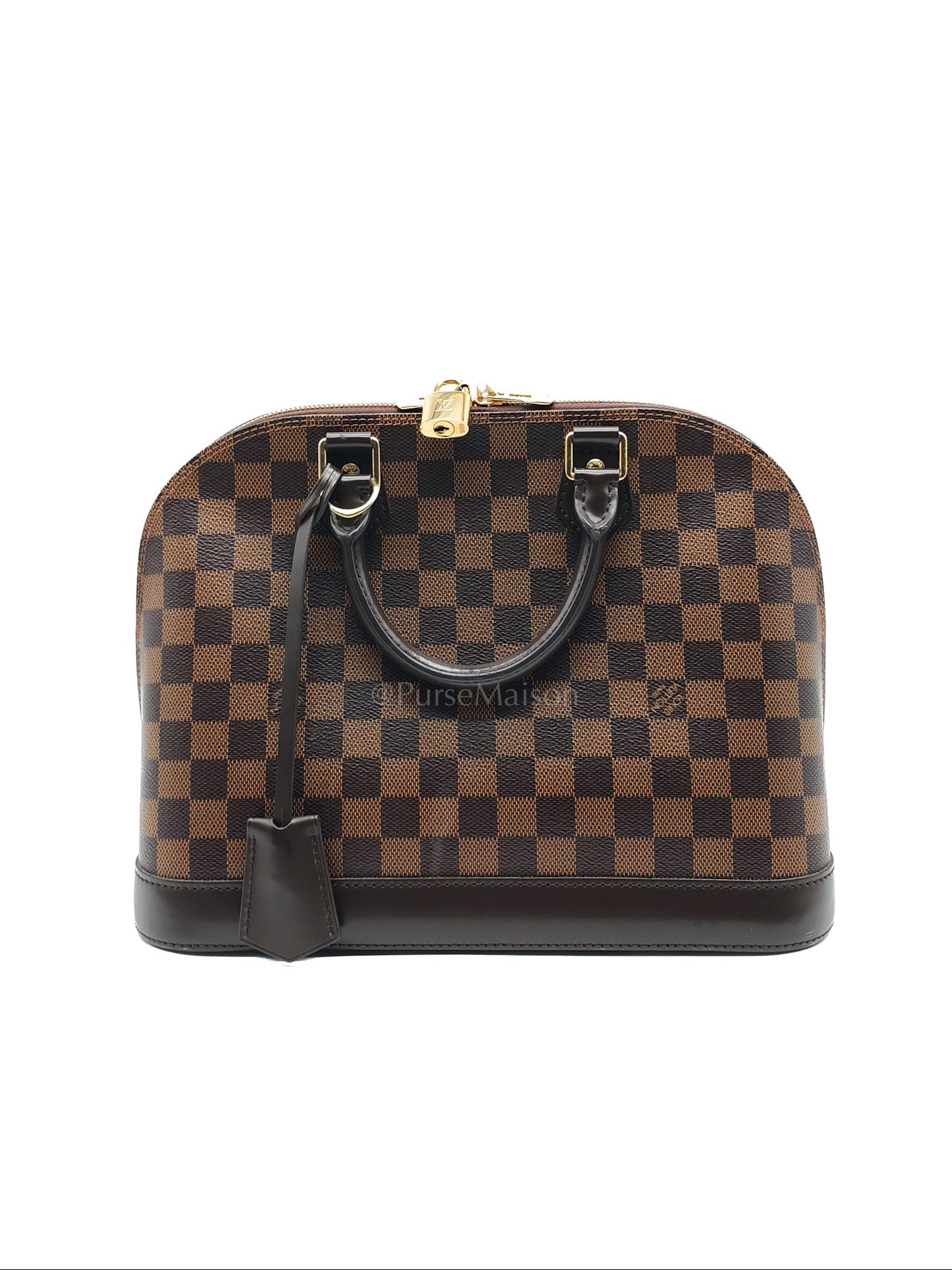 Alma PM in Damier Ebene Canvas Handbag (Date Code: AR1168)