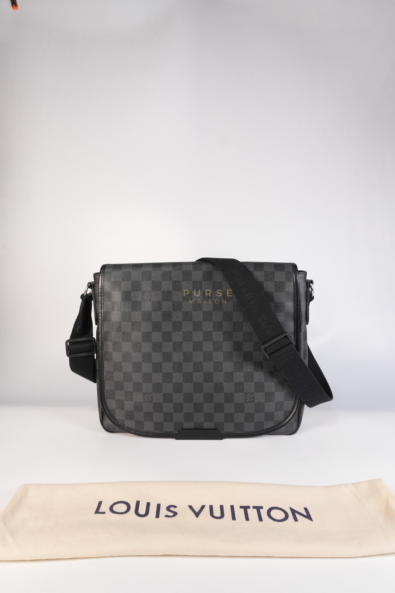 Daniel MM Messenger Bag in Damier Graphite Cross Body Bag (Date Code: SP2029) | Purse Maison Luxury Bags Shop