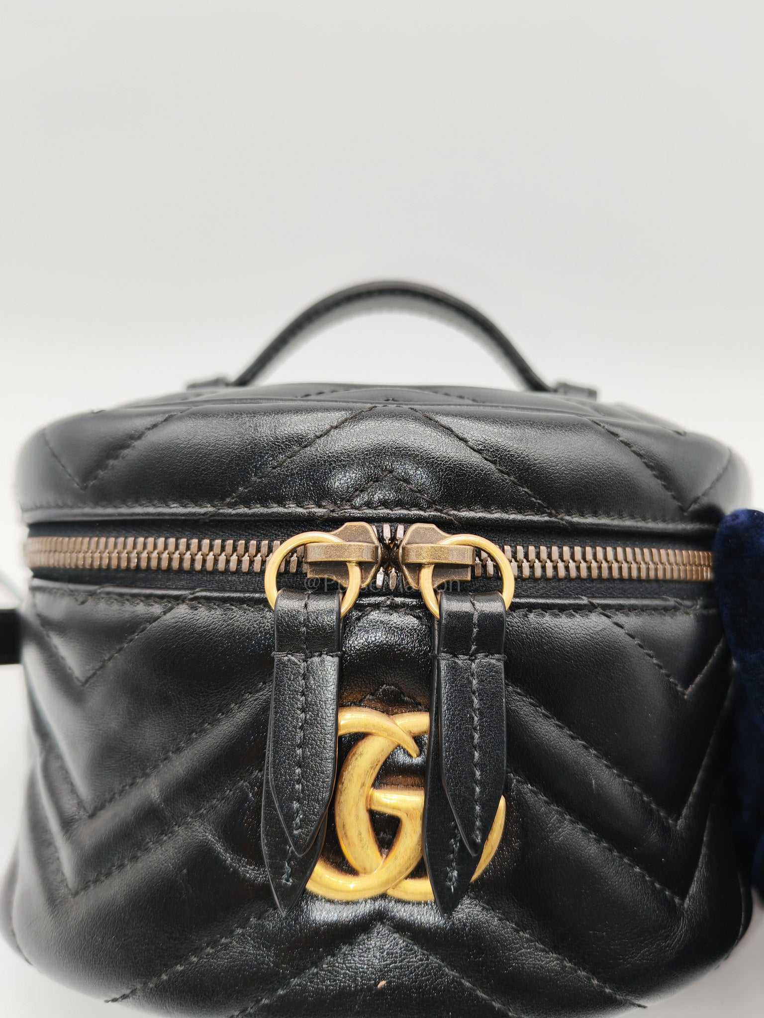Marmont Black Vanity Matelasse Leather Backpack