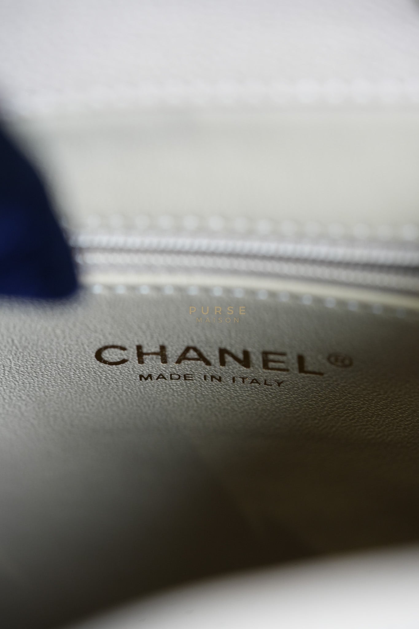 Data Center Backpack in Beige Caviar Leather and Gold Hardware Series 24 | Purse Maison Luxury Bags Shop