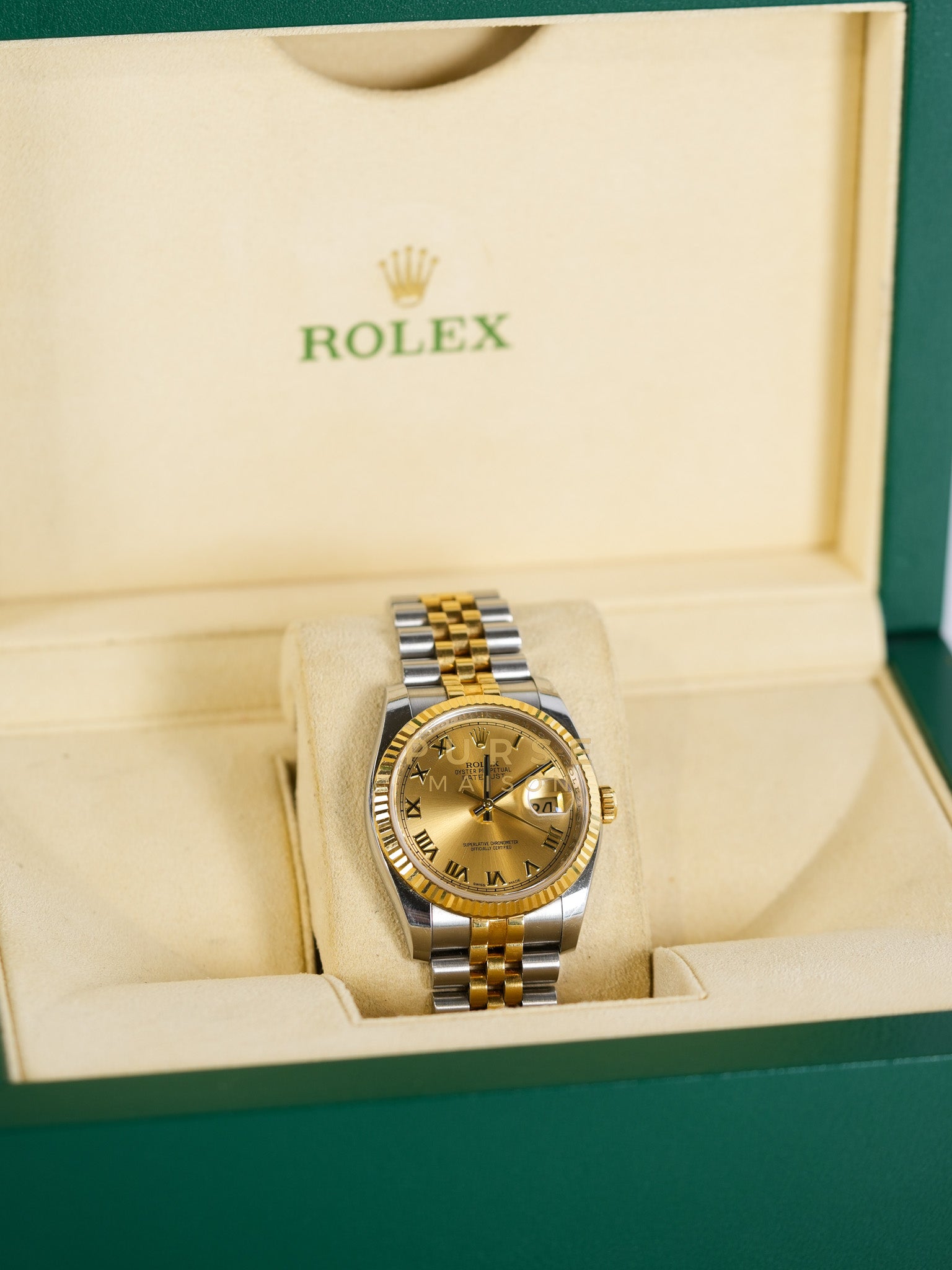 Datejust 36mm Two-Tone Oyster Perpetual Stainless steel and 18k yellow gold(Rolesor) Reference no. 116233 | Purse Maison Luxury Bags Shop
