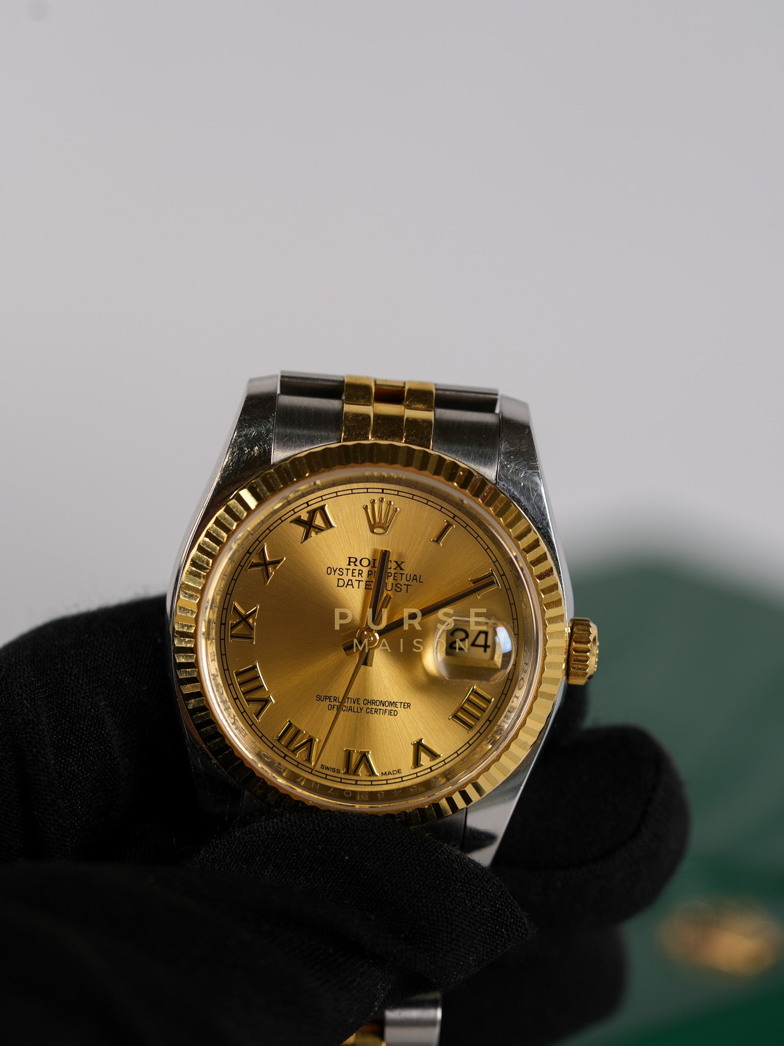Datejust 36mm Two-Tone Oyster Perpetual Stainless steel and 18k yellow gold(Rolesor) Reference no. 116233 | Purse Maison Luxury Bags Shop