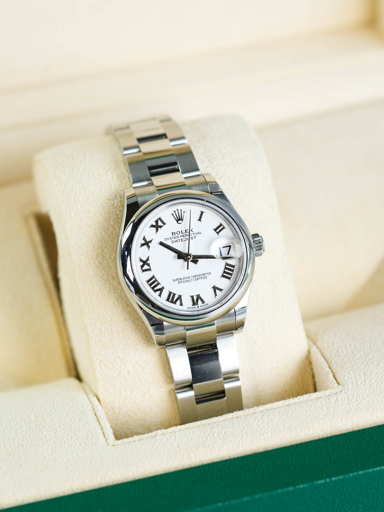 Datejust Oyster Perpetual Ladies White Roman Dial | Purse Maison Luxury Bags Shop