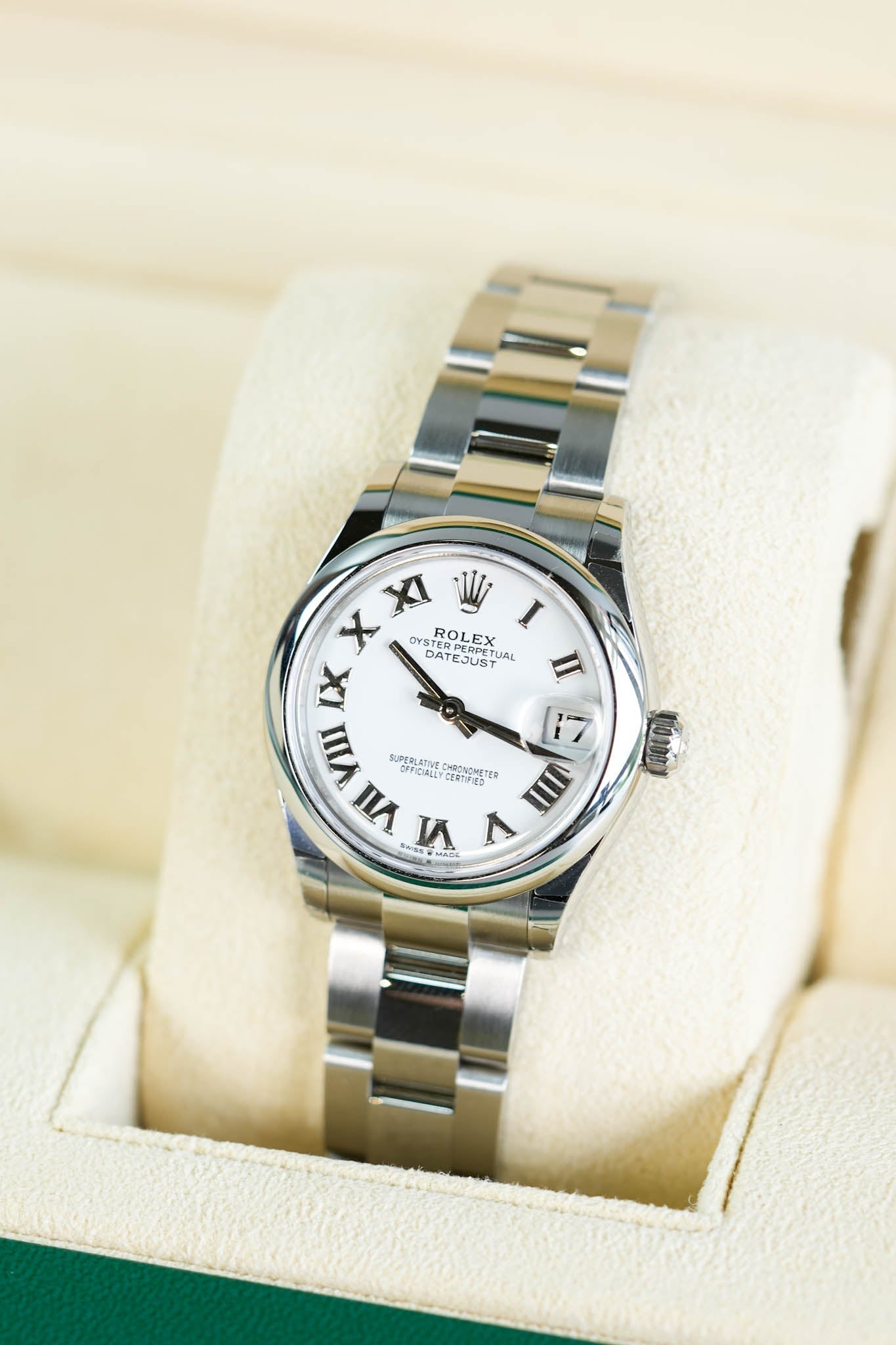 Datejust Oyster Perpetual Ladies White Roman Dial | Purse Maison Luxury Bags Shop