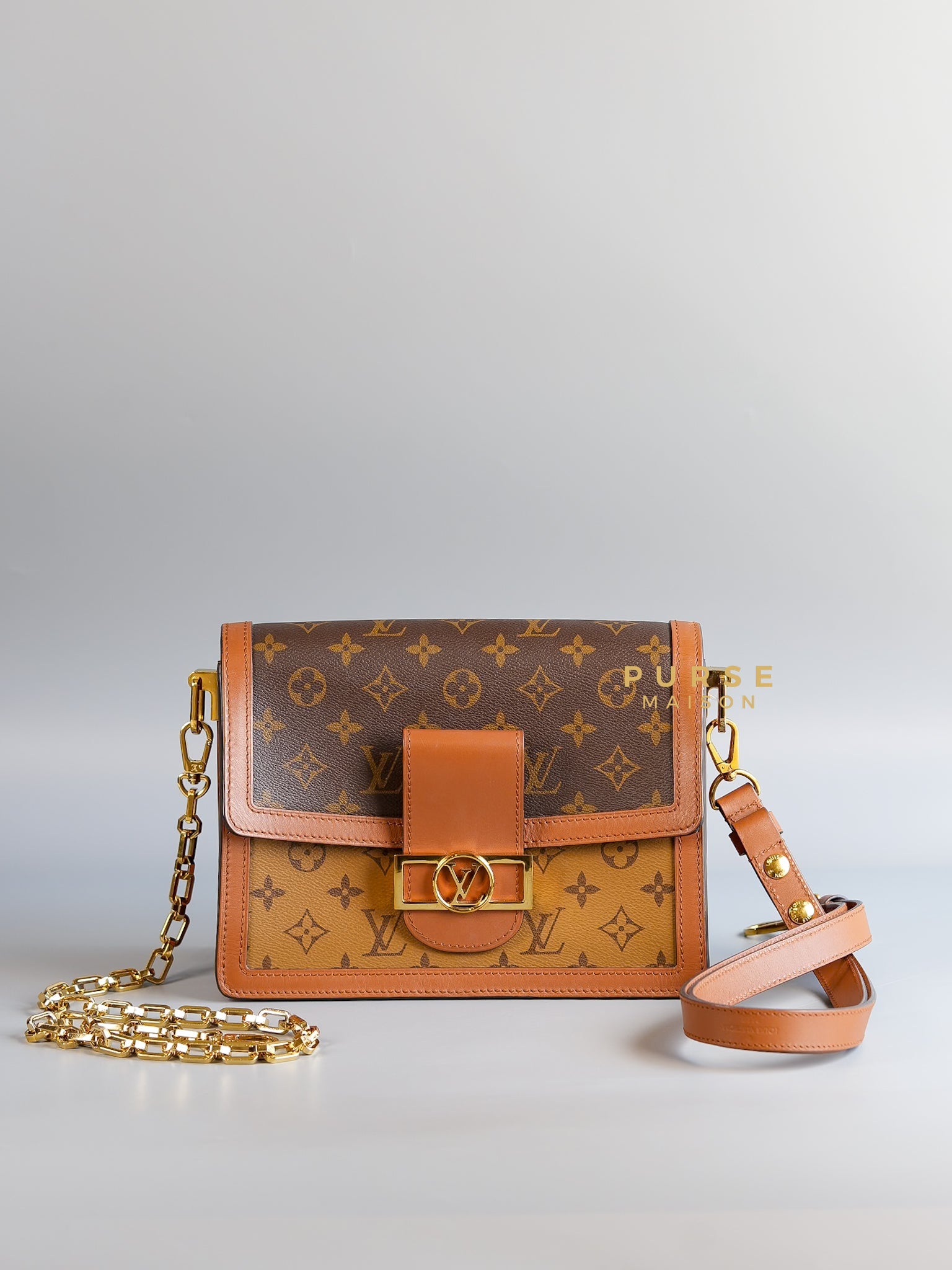 Dauphine MM Bag in Reverse Monogram Canvas (Date code: CA0241) | Purse Maison Luxury Bags Shop