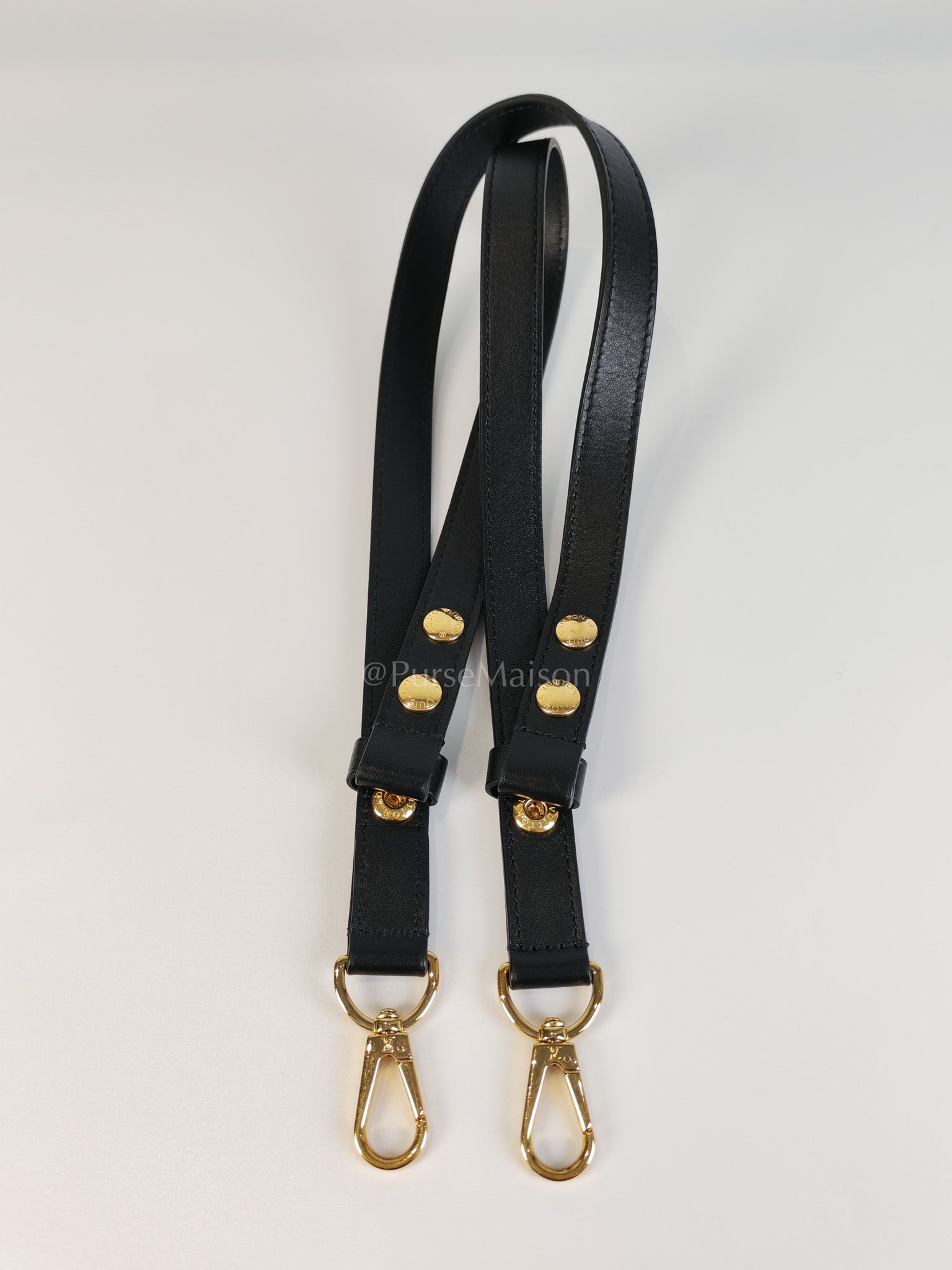 Dauphine MM in Black Epi Leather Shoulder Bag (Microchip) | Purse Maison Luxury Bags Shop