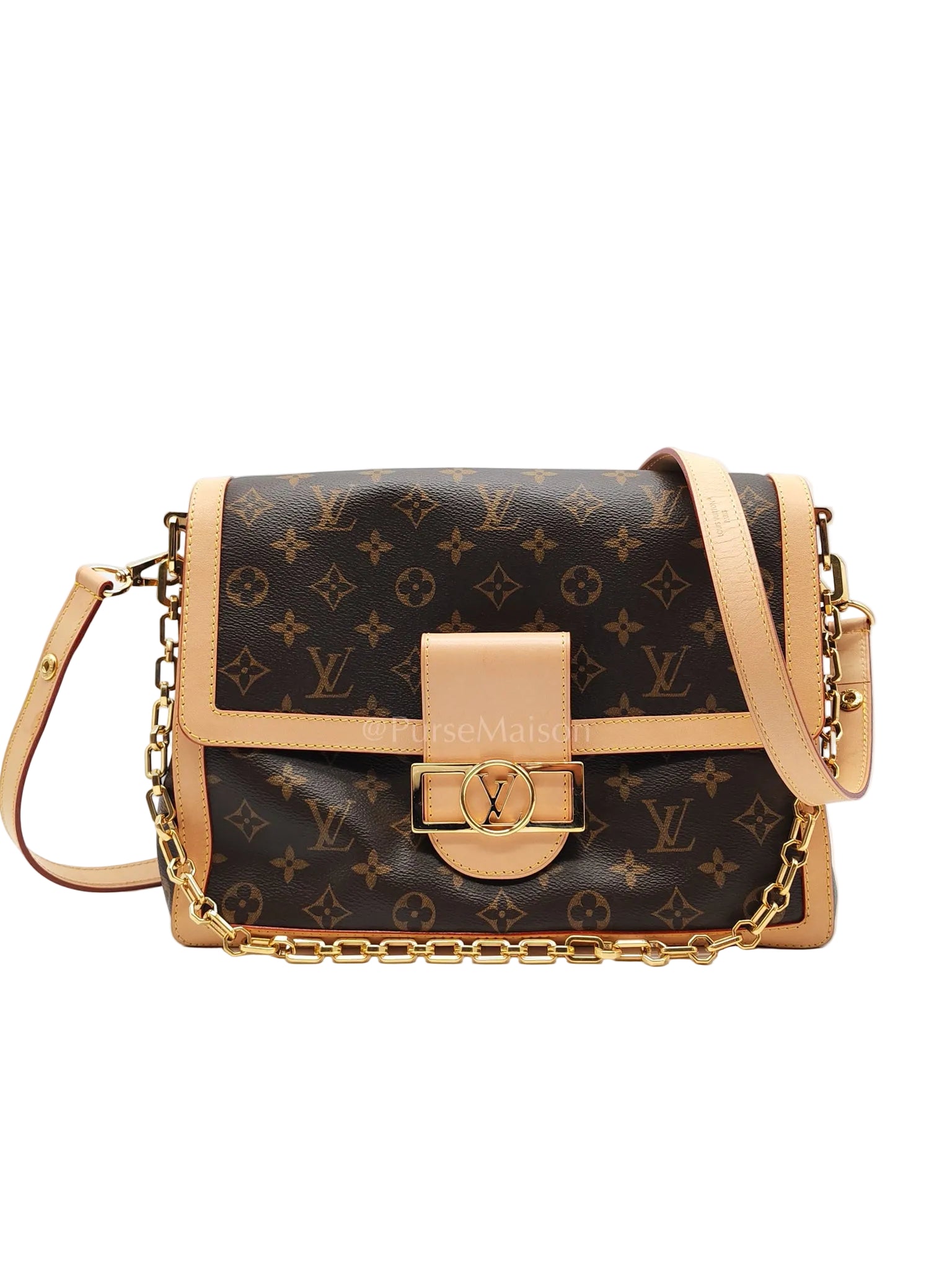 Dauphine Soft GM in Monogram Canvas (Microchip) | Purse Maison Luxury Bags Shop