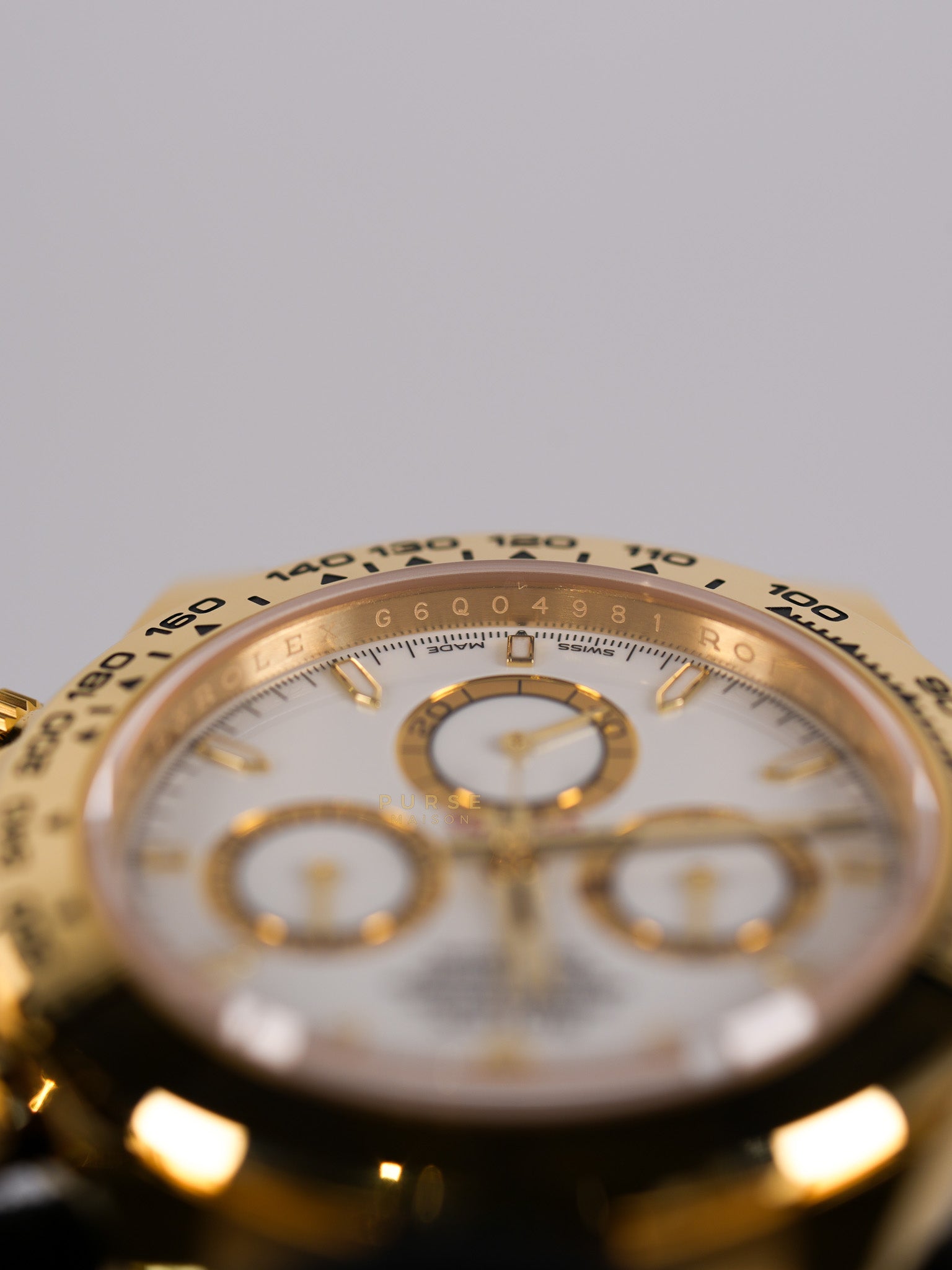 Daytona 40mm Full Gold Stainless Strap (Reference Number 126508) | Purse Maison Luxury Bags Shop