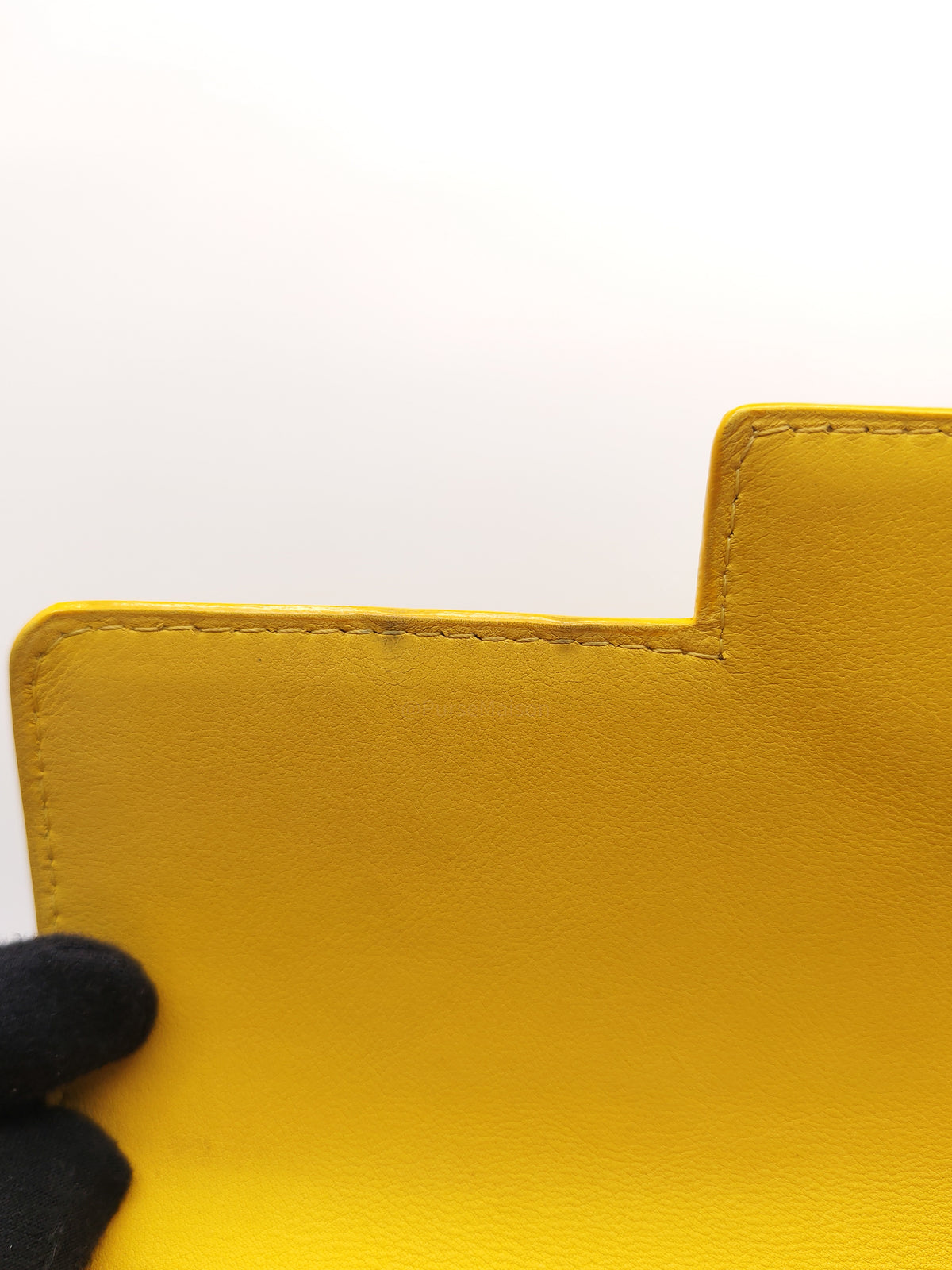 Delvaux Tempete Handbag in Yellow Crisp Calf Leather and Gold Hardware | Purse Maison Luxury Bags Shop