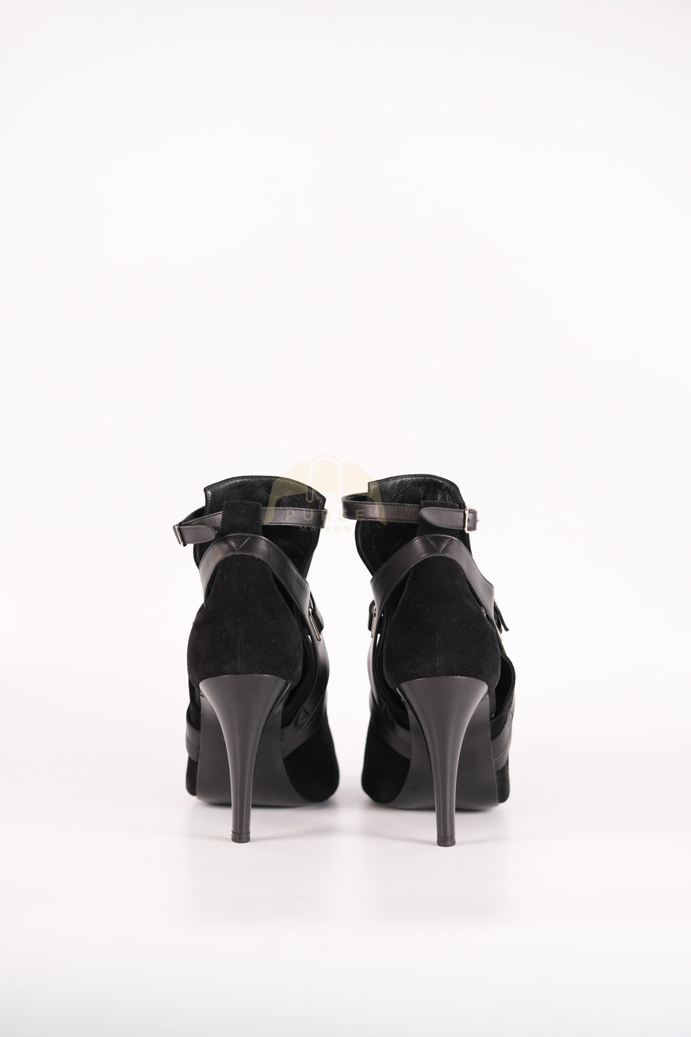 Desir High Heels Sandals in Black Size 38 (22cm) | Purse Maison Luxury Bags Shop