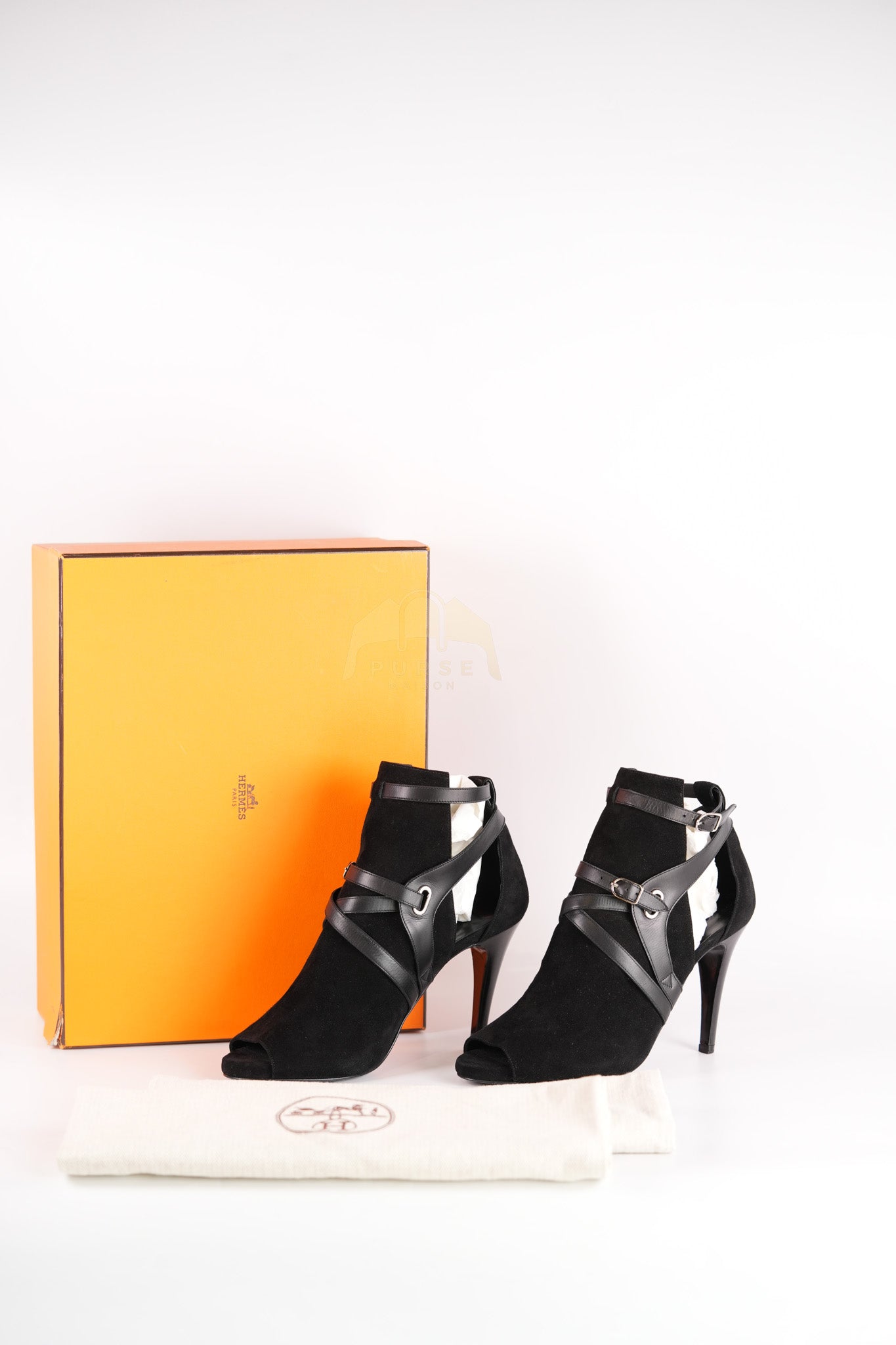 Desir High Heels Sandals in Black Size 38 (22cm) | Purse Maison Luxury Bags Shop