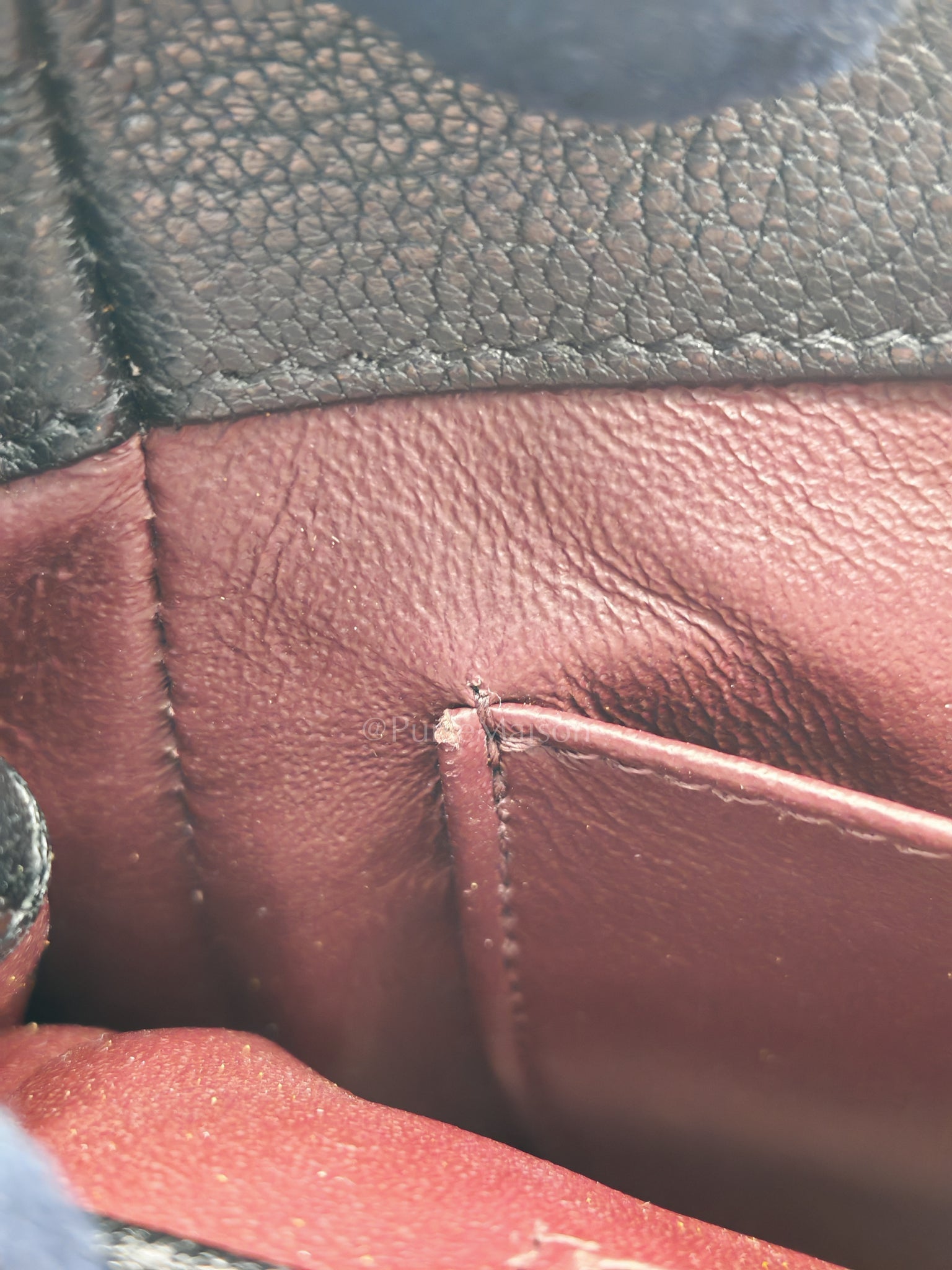 Diagonal Quilted Small Flap Goatskin Leather and Aged Gold Hardware Series 22 | Purse Maison Luxury Bags Shop