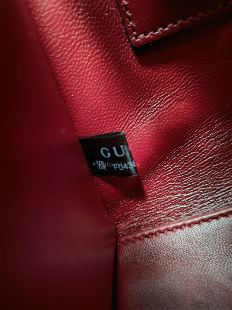 Diana Medium in Burgundy Smooth Calfskin Leather Crossbody Bag | Purse Maison Luxury Bags Shop