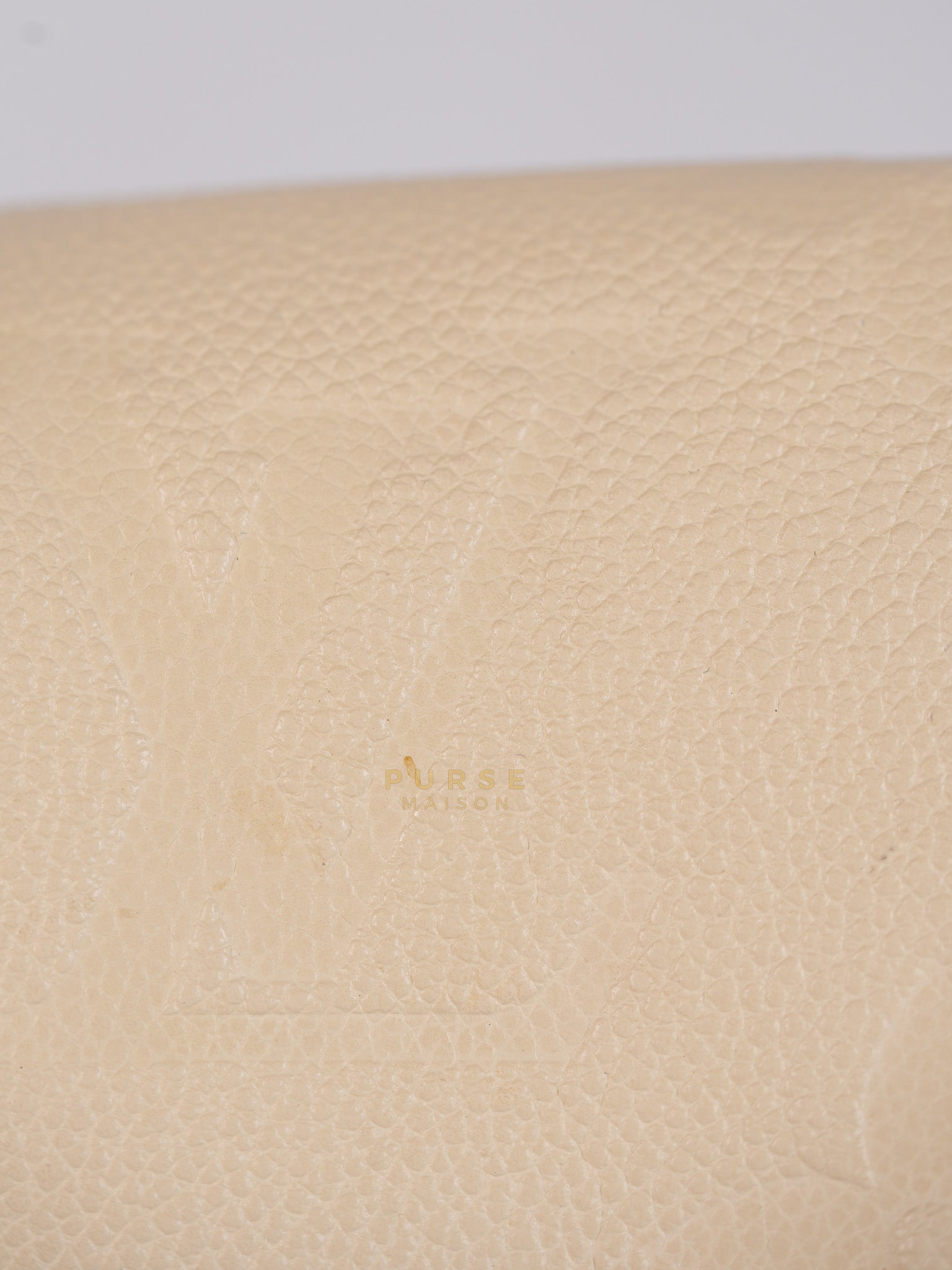 Diane Cream Monogram Empreinte Leather (Microchip) | Purse Maison Luxury Bags Shop