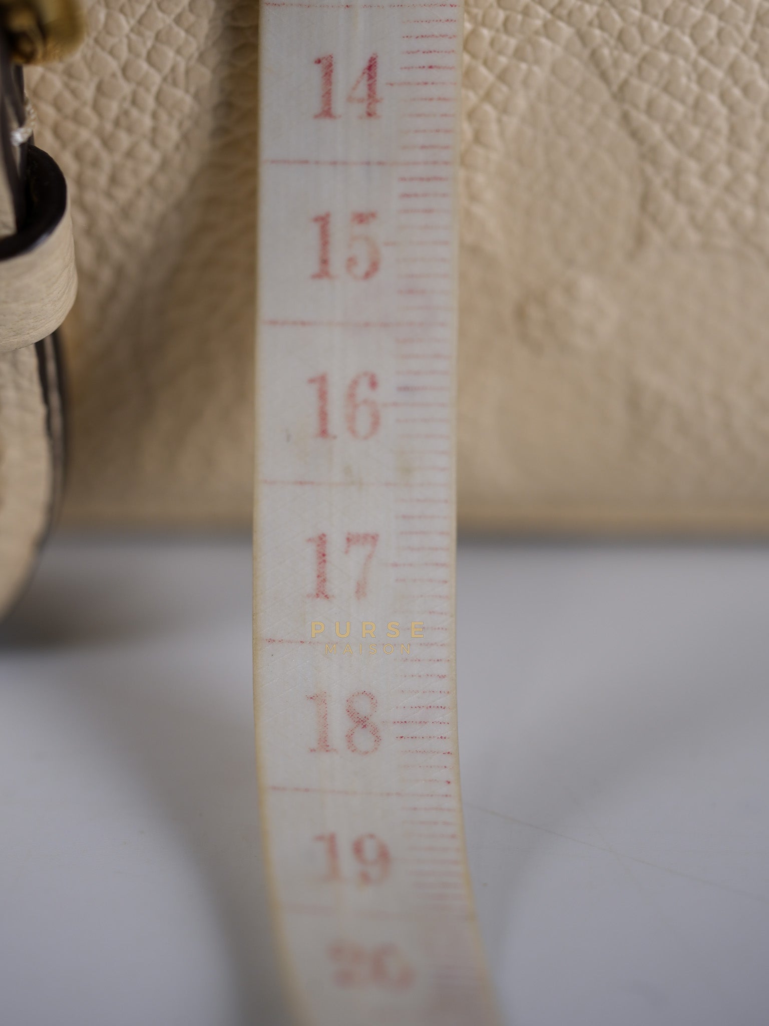 Diane Cream Monogram Empreinte Leather (Microchip) | Purse Maison Luxury Bags Shop