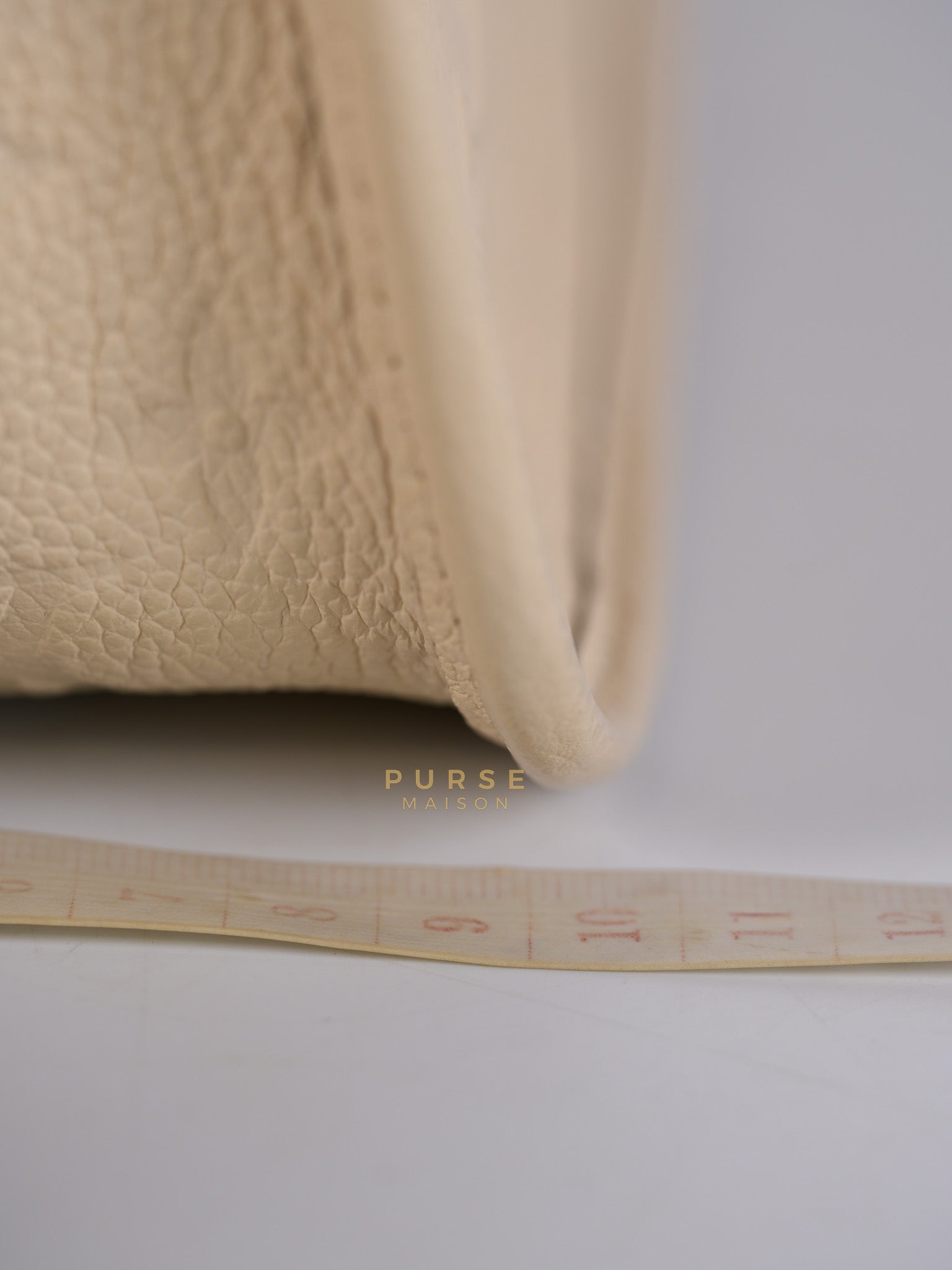 Diane Cream Monogram Empreinte Leather (Microchip) | Purse Maison Luxury Bags Shop