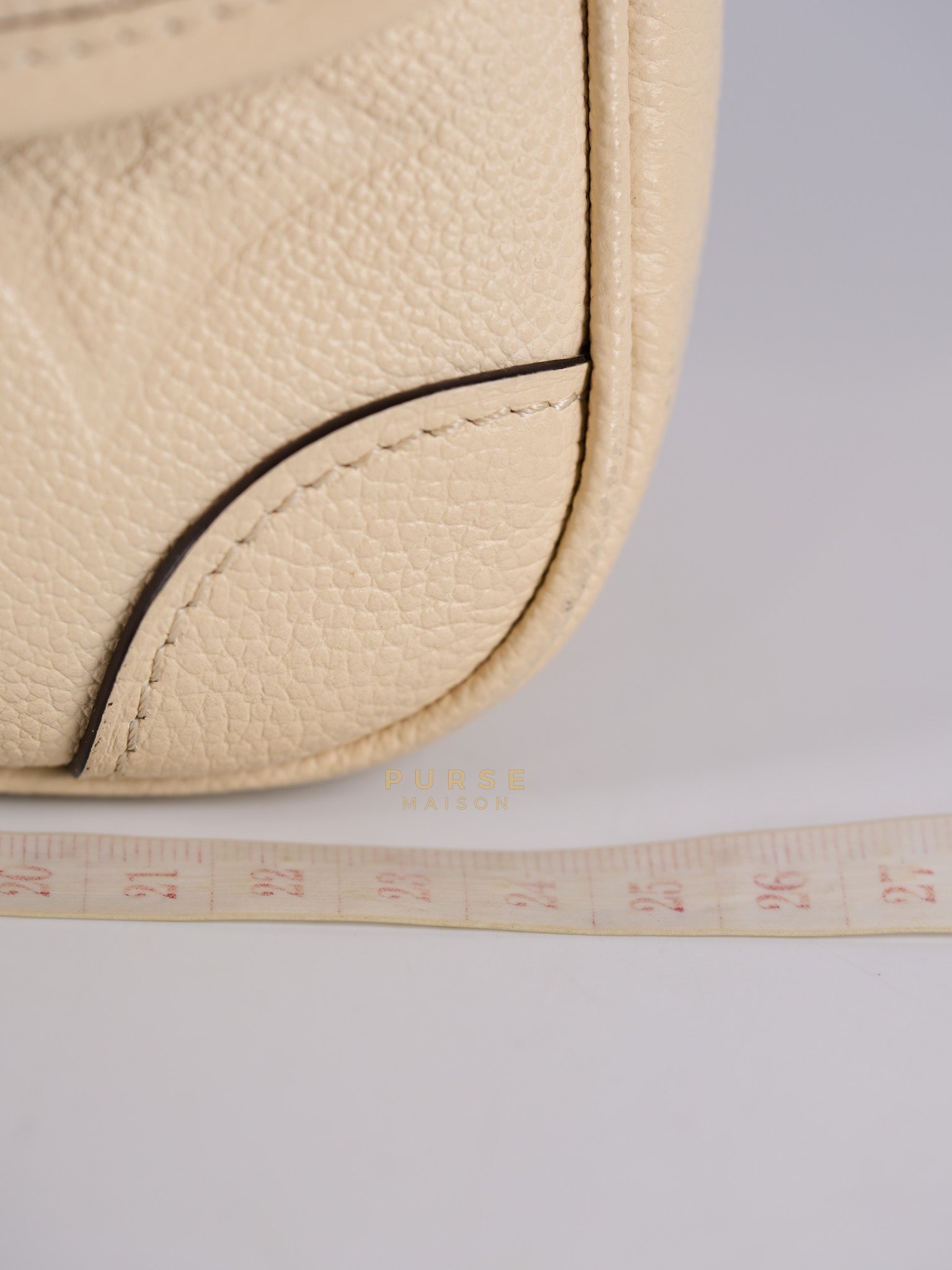 Diane Cream Monogram Empreinte Leather (Microchip) | Purse Maison Luxury Bags Shop