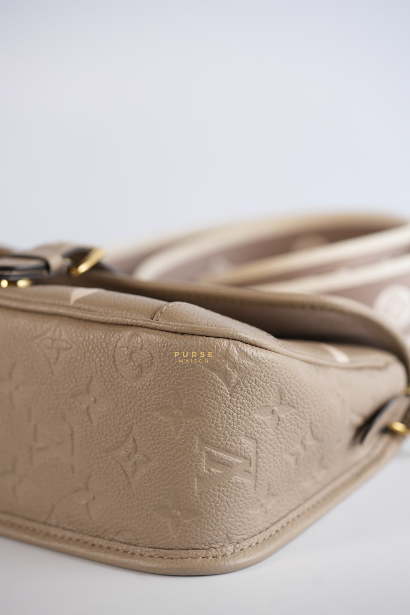Diane in Empreinte Monogram Tourterelle Beige/Cream (Microchip) | Purse Maison Luxury Bags Shop