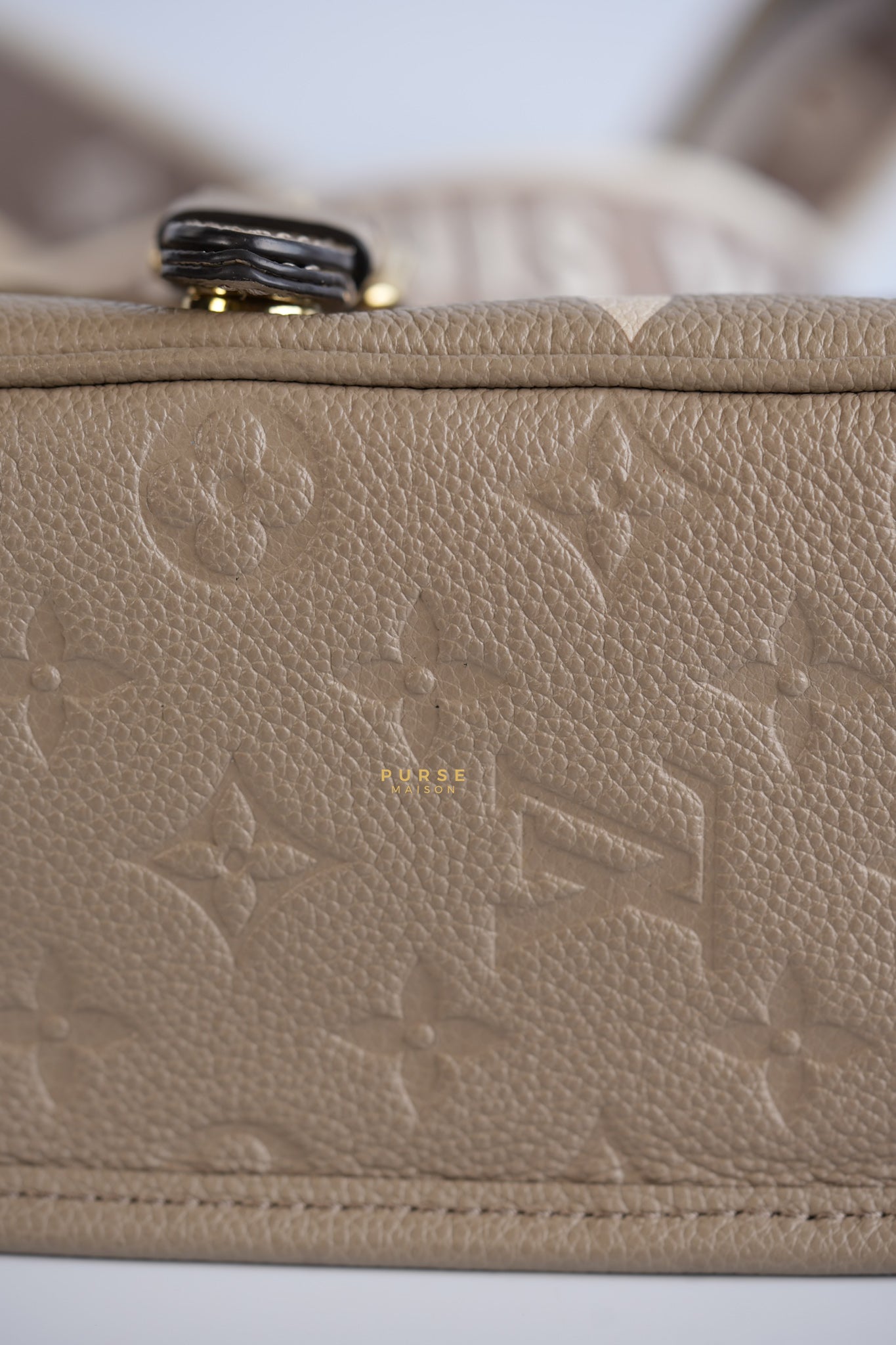 Diane in Empreinte Monogram Tourterelle Beige/Cream (Microchip) | Purse Maison Luxury Bags Shop