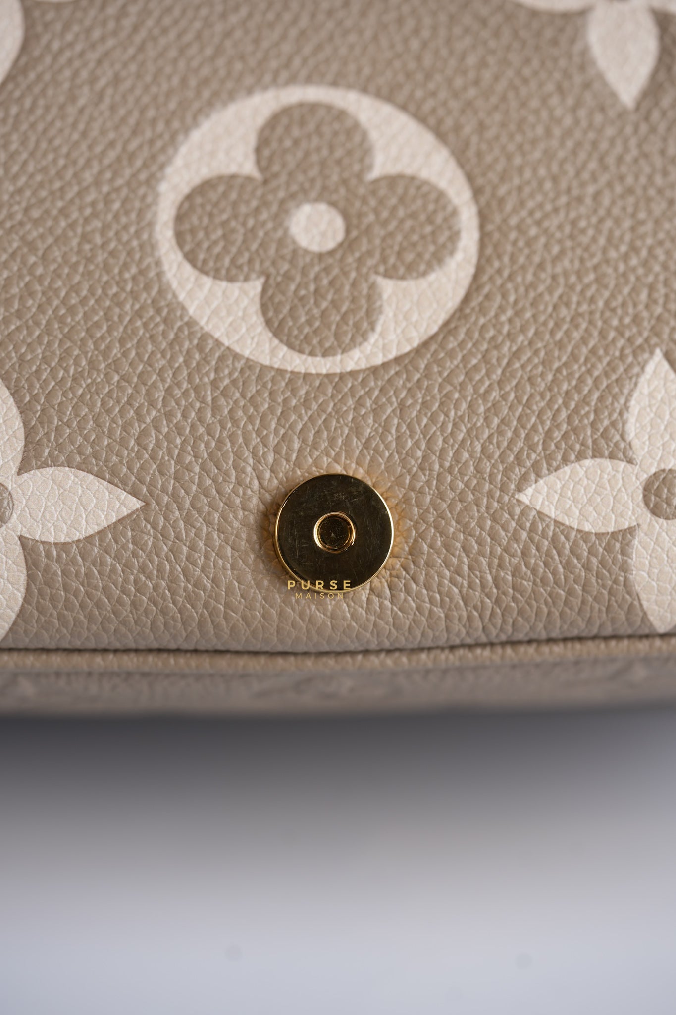Diane in Empreinte Monogram Tourterelle Beige/Cream (Microchip) | Purse Maison Luxury Bags Shop