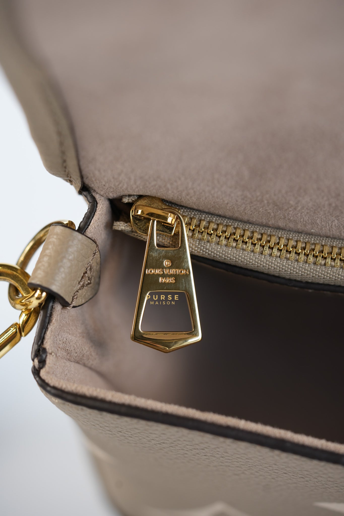 Diane in Empreinte Monogram Tourterelle Beige/Cream (Microchip) | Purse Maison Luxury Bags Shop