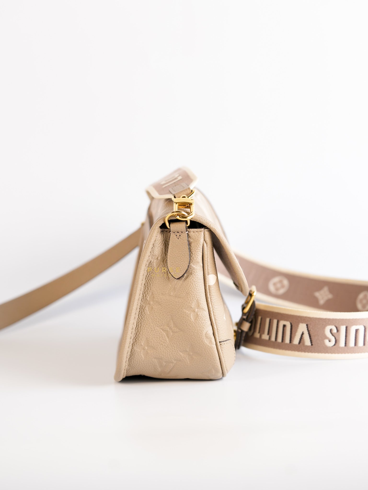 Diane in Empreinte Monogram Tourterelle Beige/Cream (Microchip) | Purse Maison Luxury Bags Shop