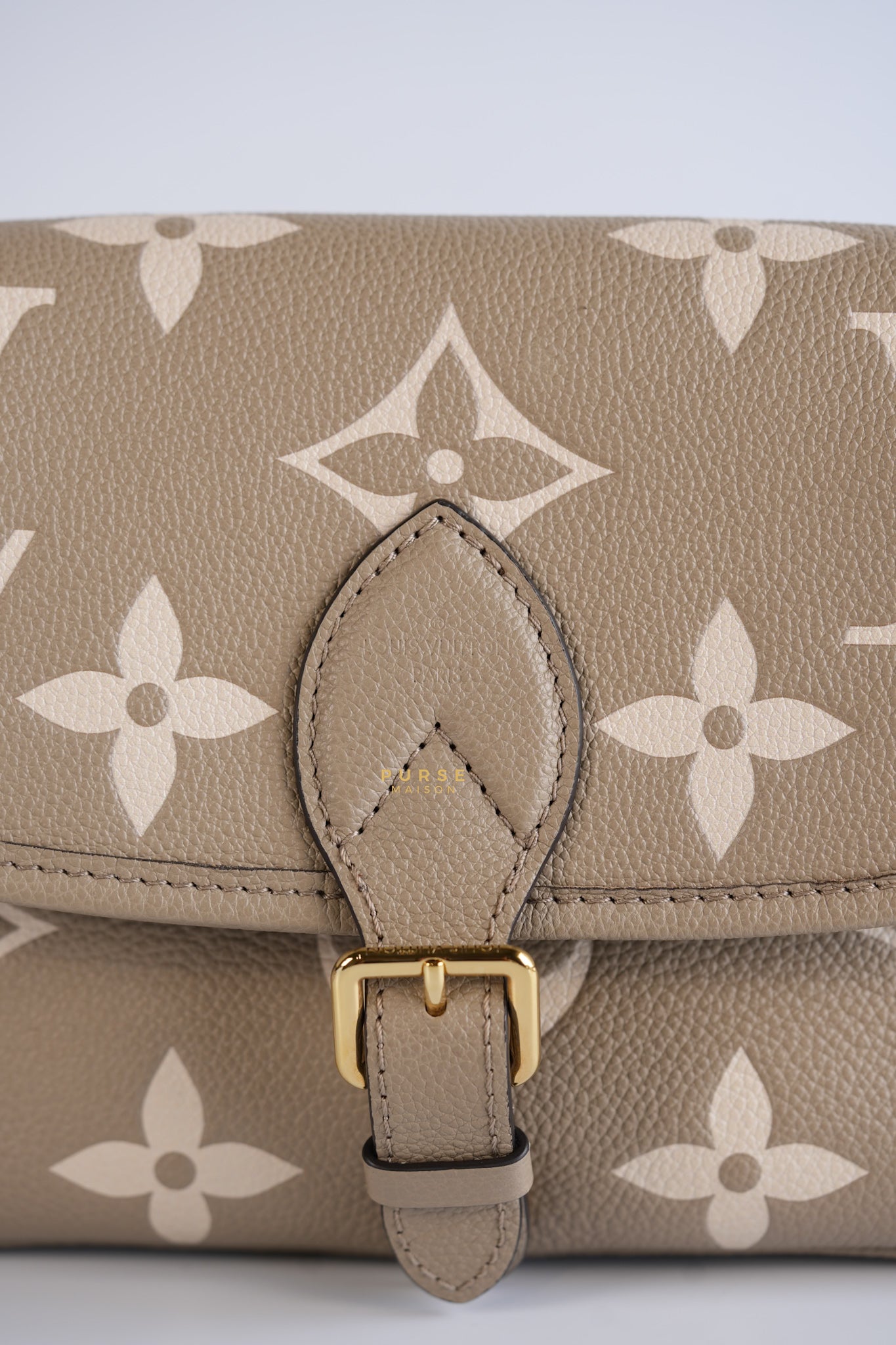 Diane in Empreinte Monogram Tourterelle Beige/Cream (Microchip) | Purse Maison Luxury Bags Shop