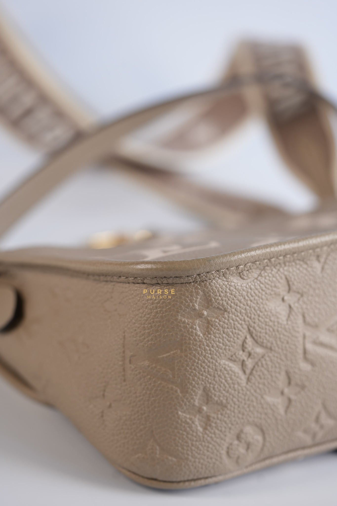 Diane in Empreinte Monogram Tourterelle Beige/Cream (Microchip) | Purse Maison Luxury Bags Shop