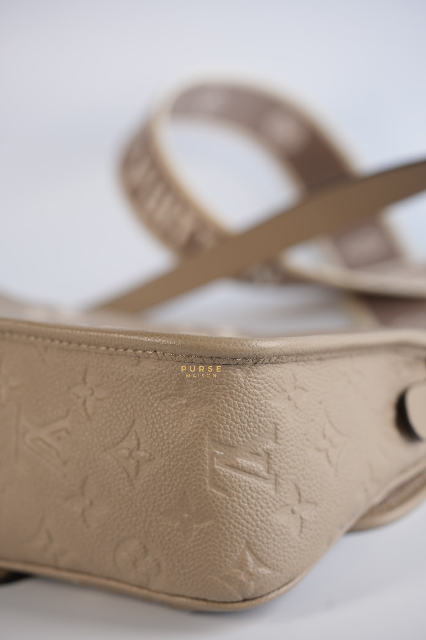 Diane in Empreinte Monogram Tourterelle Beige/Cream (Microchip) | Purse Maison Luxury Bags Shop