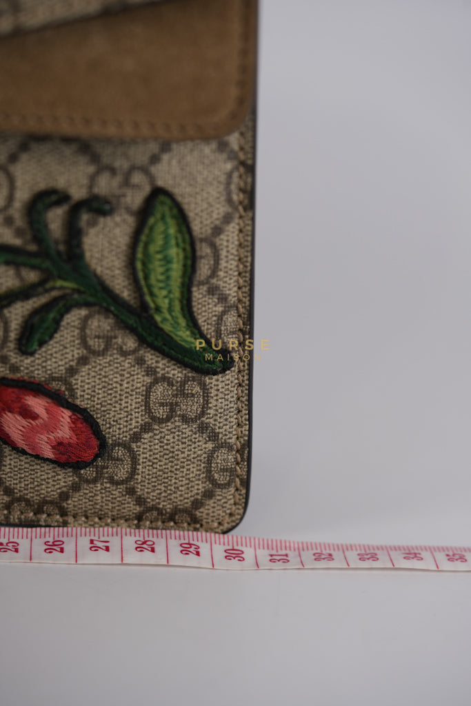 Dionysus Medium (Large) Embroidered Carnation Canvas Bag | Purse Maison Luxury Bags Shop