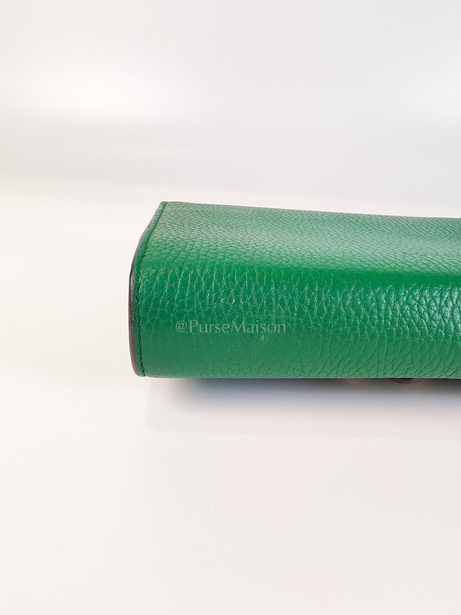 Dionysus Mini Chain Bag in Emerald Green Grained Leather Chain Bag | Purse Maison Luxury Bags Shop