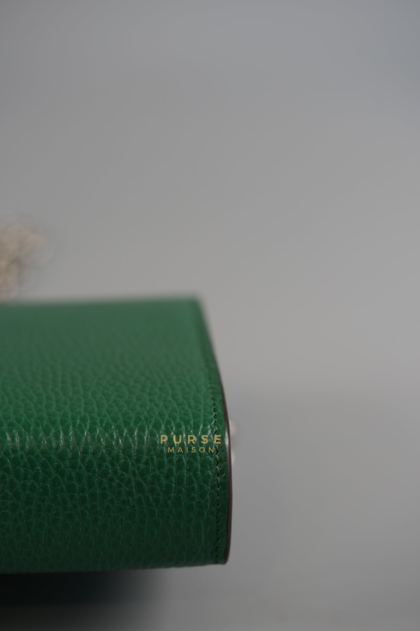 Dionysus Mini Chain Bag in Emerald Green Grained Leather | Purse Maison Luxury Bags Shop