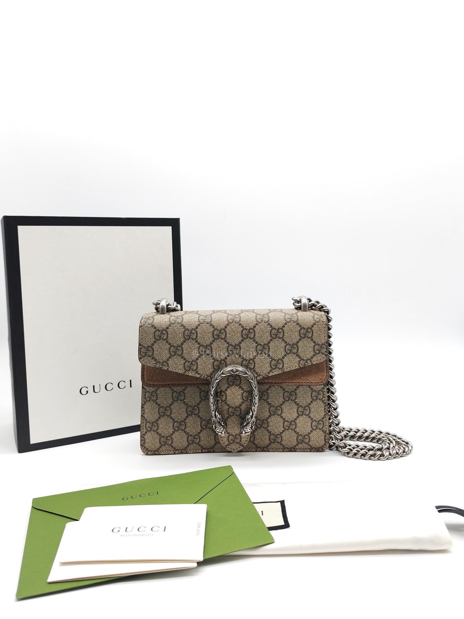 Dionysus Mini in GG Supreme Coated Canvas | Purse Maison Luxury Bags Shop
