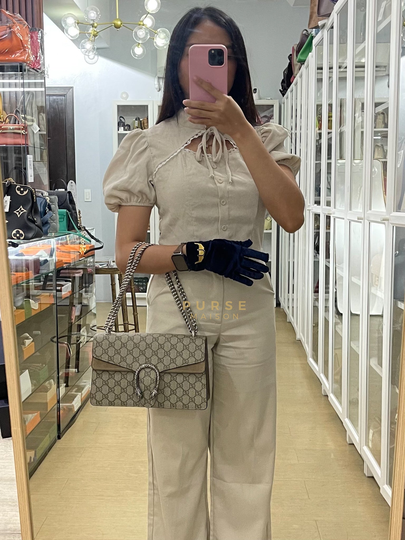 Dionysus Small in GG Supreme Canvas | Purse Maison Luxury Bags Shop