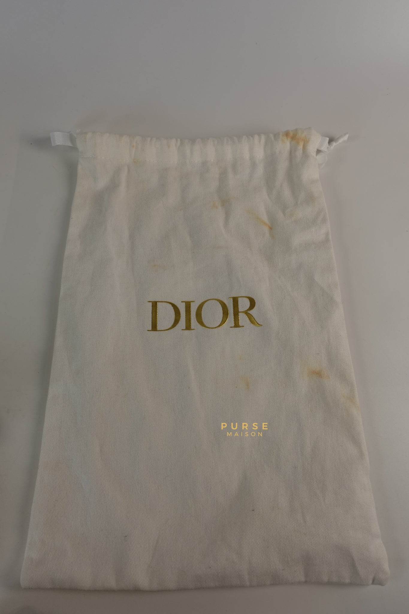 Dior Blue Oblique Jacquard Saddle Wallet on Chain | Purse Maison Luxury Bags Shop