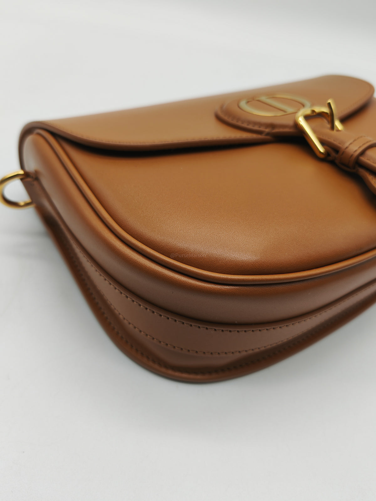Dior Bobby Crossbody Bag Medium in Cognac Calfskin Leather | Purse Maison Luxury Bags Shop
