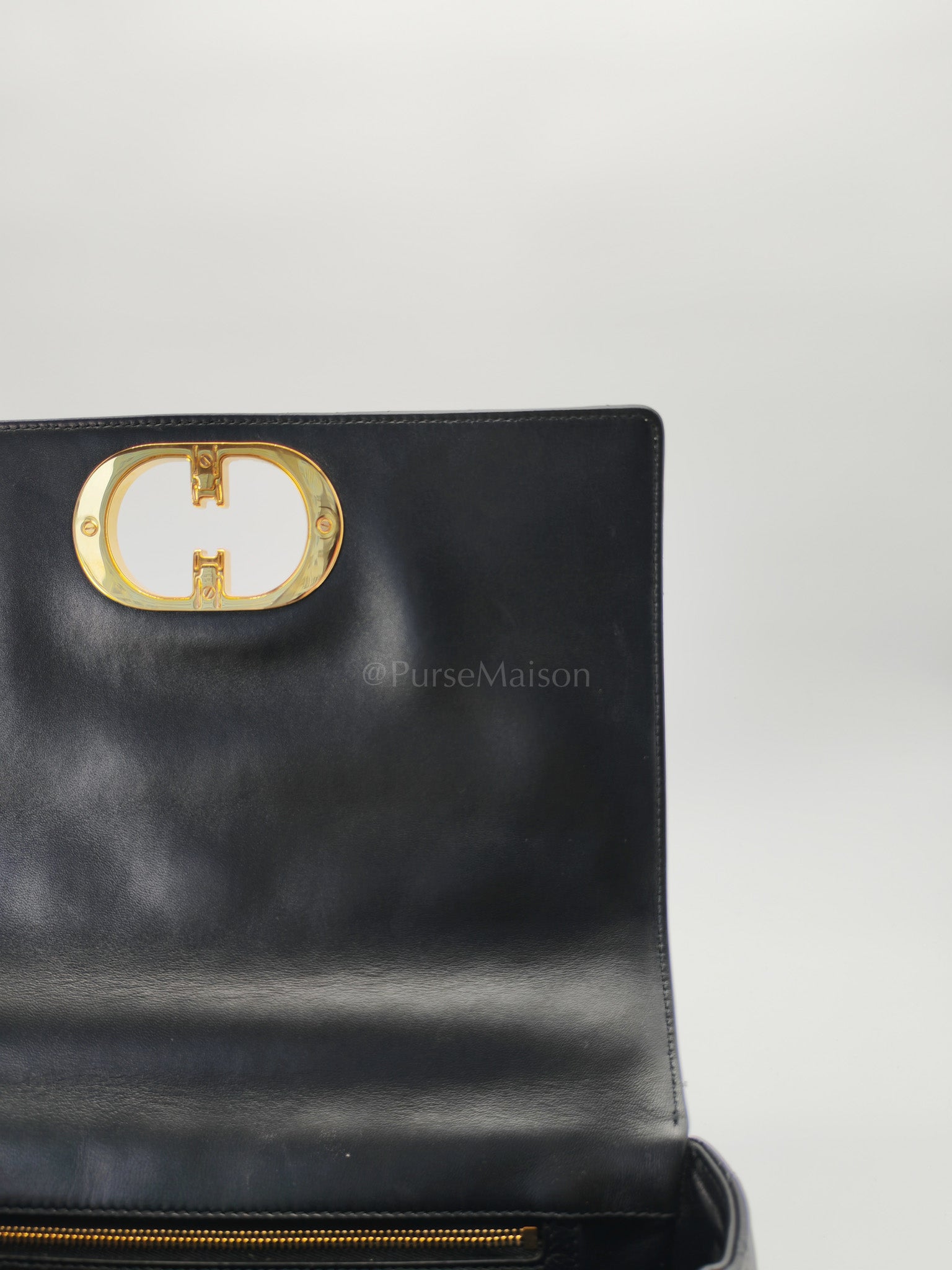 Dior Caro Large in Black Supple Cannage Calfskin Leather Chain Bag | Purse Maison Luxury Bags Shop