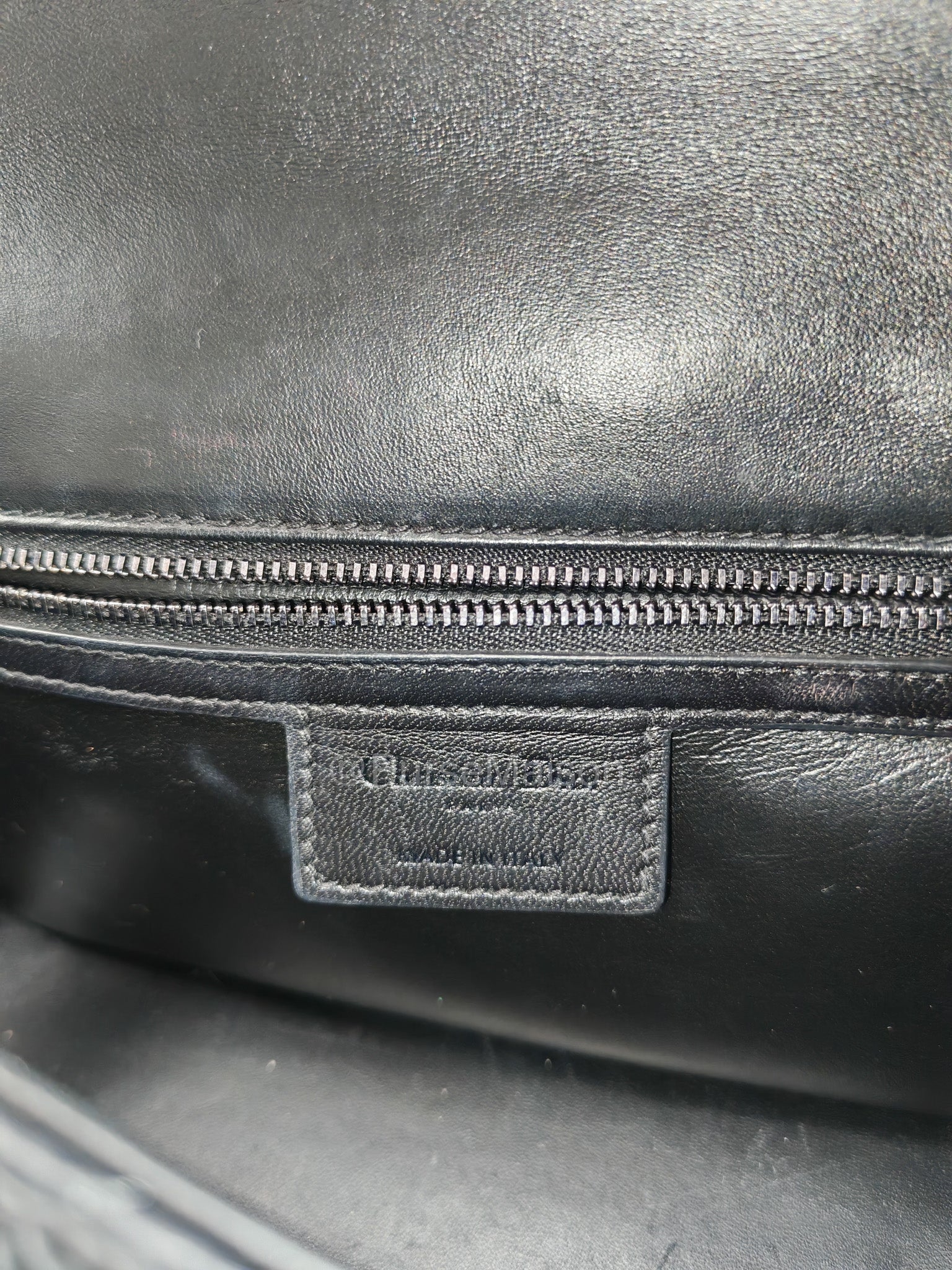 Dior Caro Medium in Black Lambskin Leather Chain Shoulder Bag | Purse Maison Luxury Bags Shop