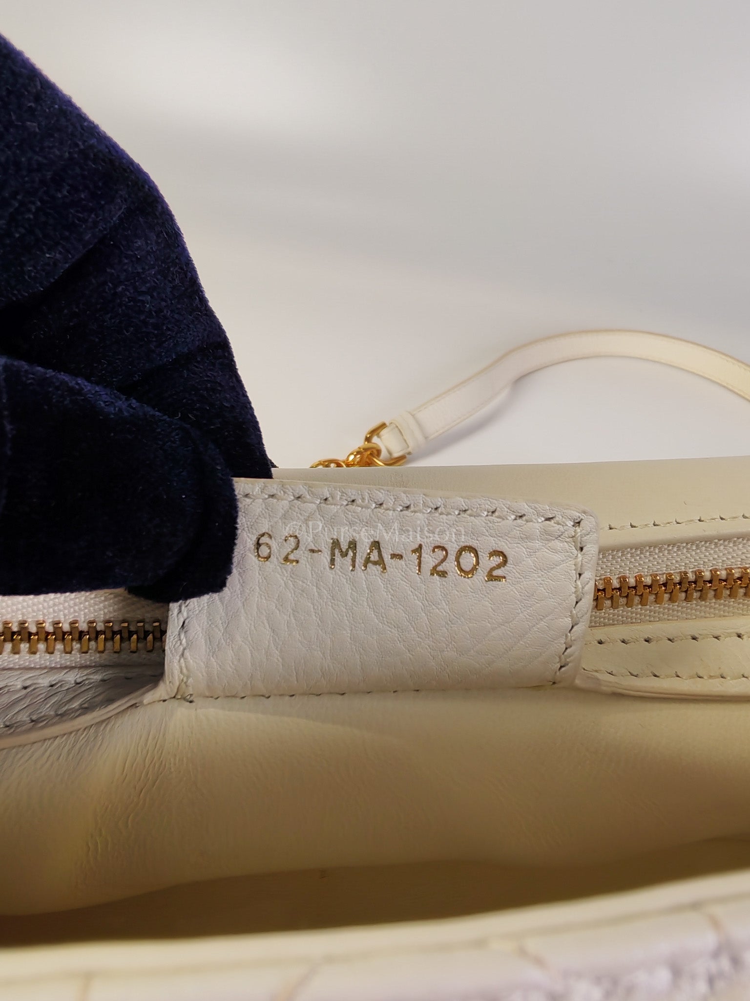 Dior Caro Medium in Ivory Supple Cannage Calfskin Leather and Gold Hardware | Purse Maison Luxury Bags Shop