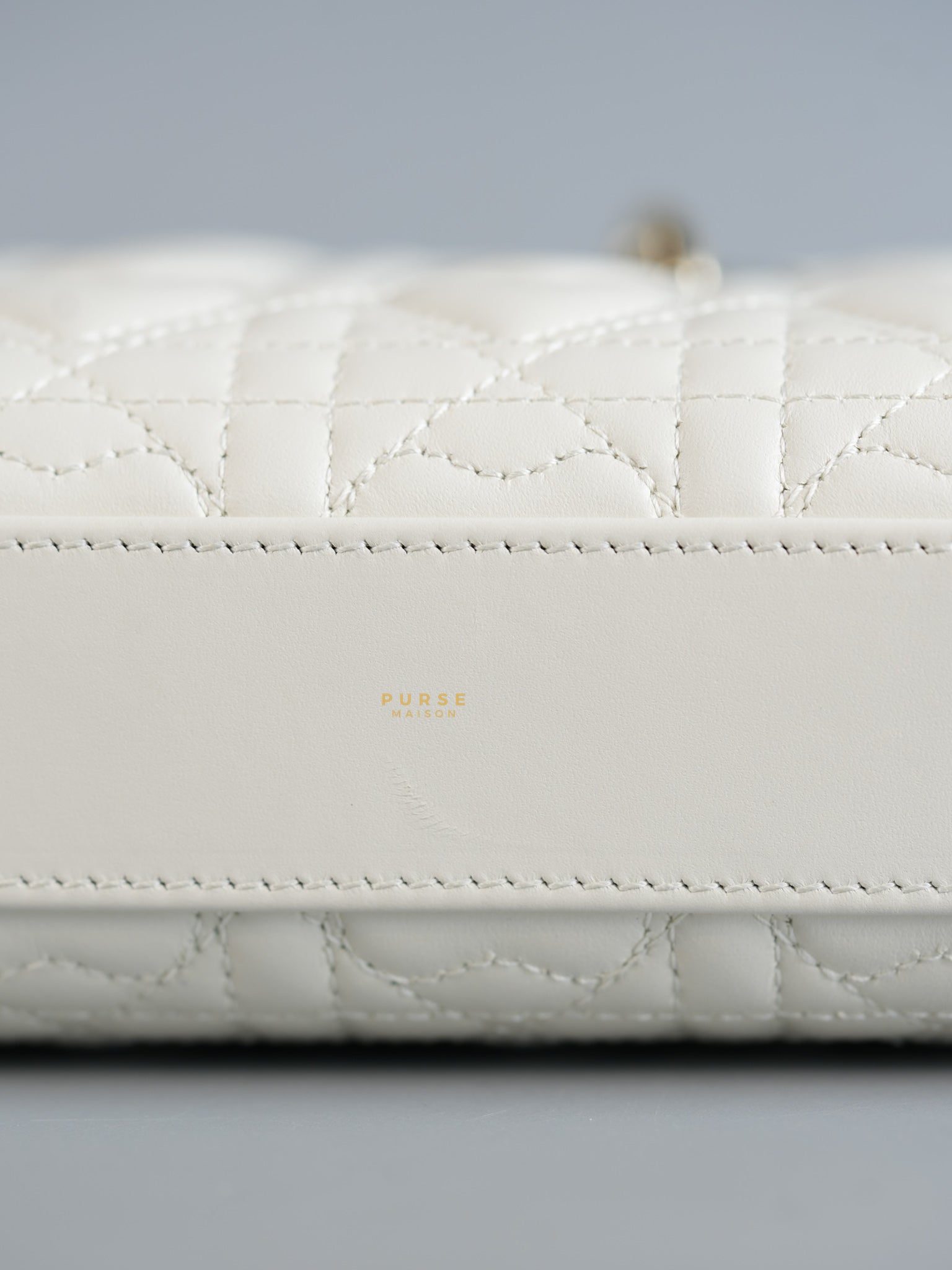 Dior Lady D-Joy Medium in Latte Cannage Lambskin Leather | Purse Maison Luxury Bags Shop