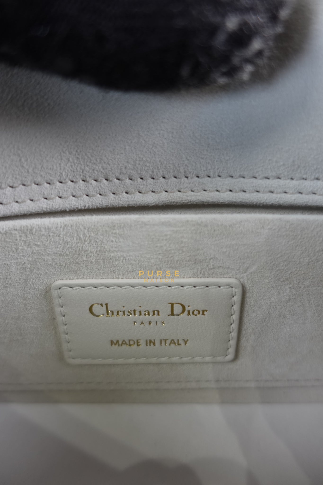 Dior Lady D-Joy Small in Latte Cannage Lambskin Leather | Purse Maison Luxury Bags Shop