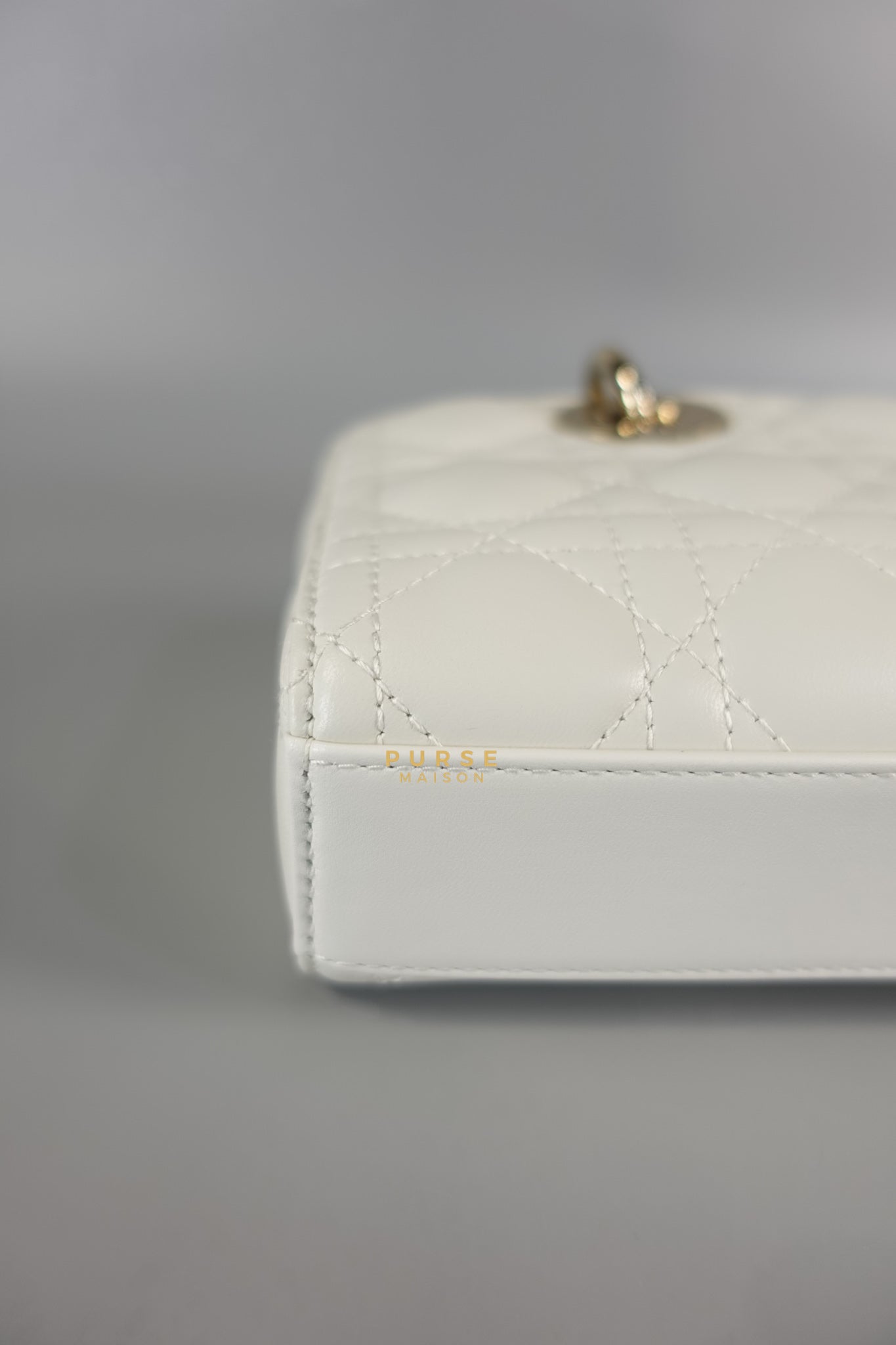 Dior Lady D-Joy Small in Latte Cannage Lambskin Leather | Purse Maison Luxury Bags Shop